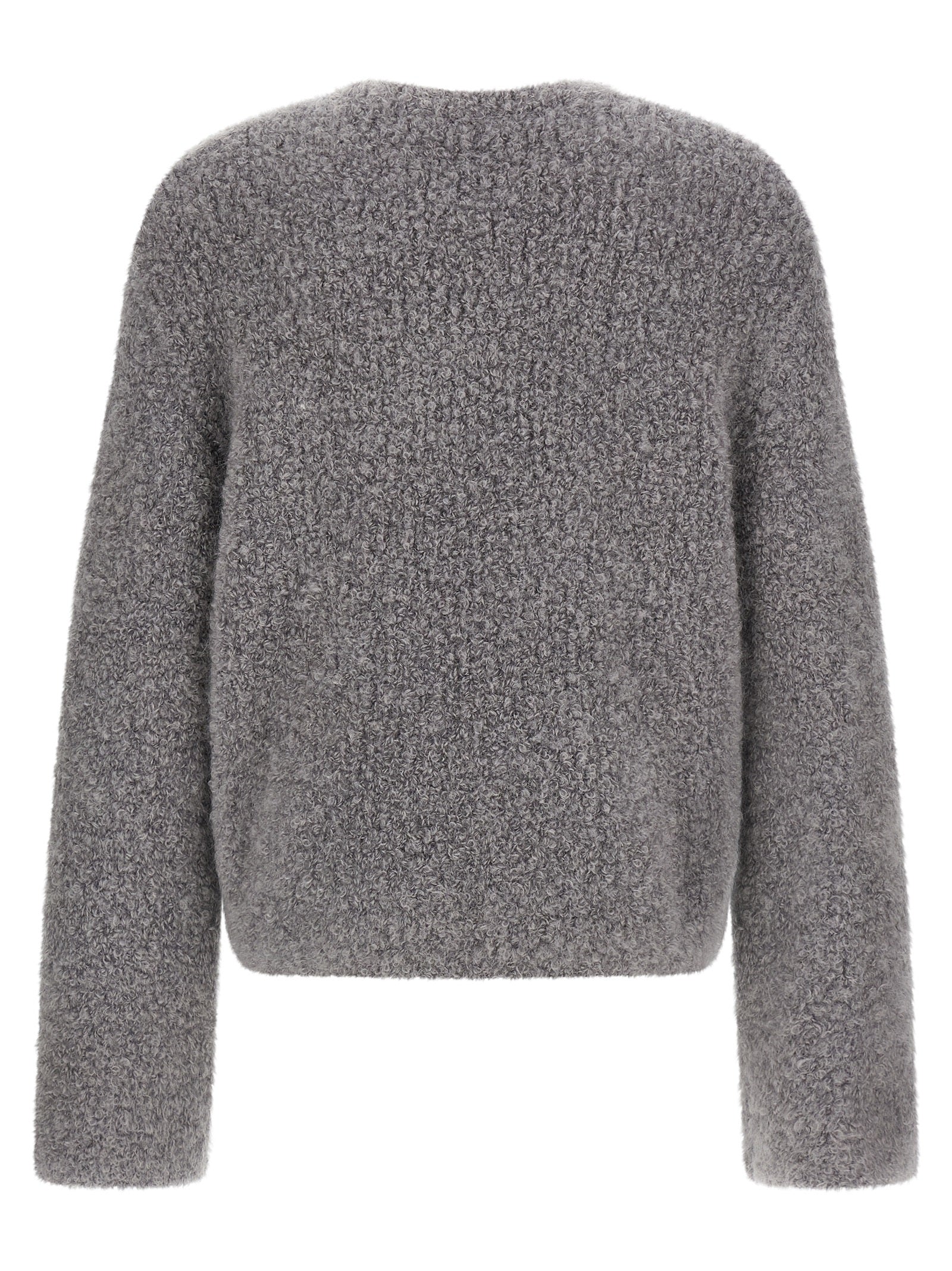 SÉFR Gray Fabric Men's Cardigan