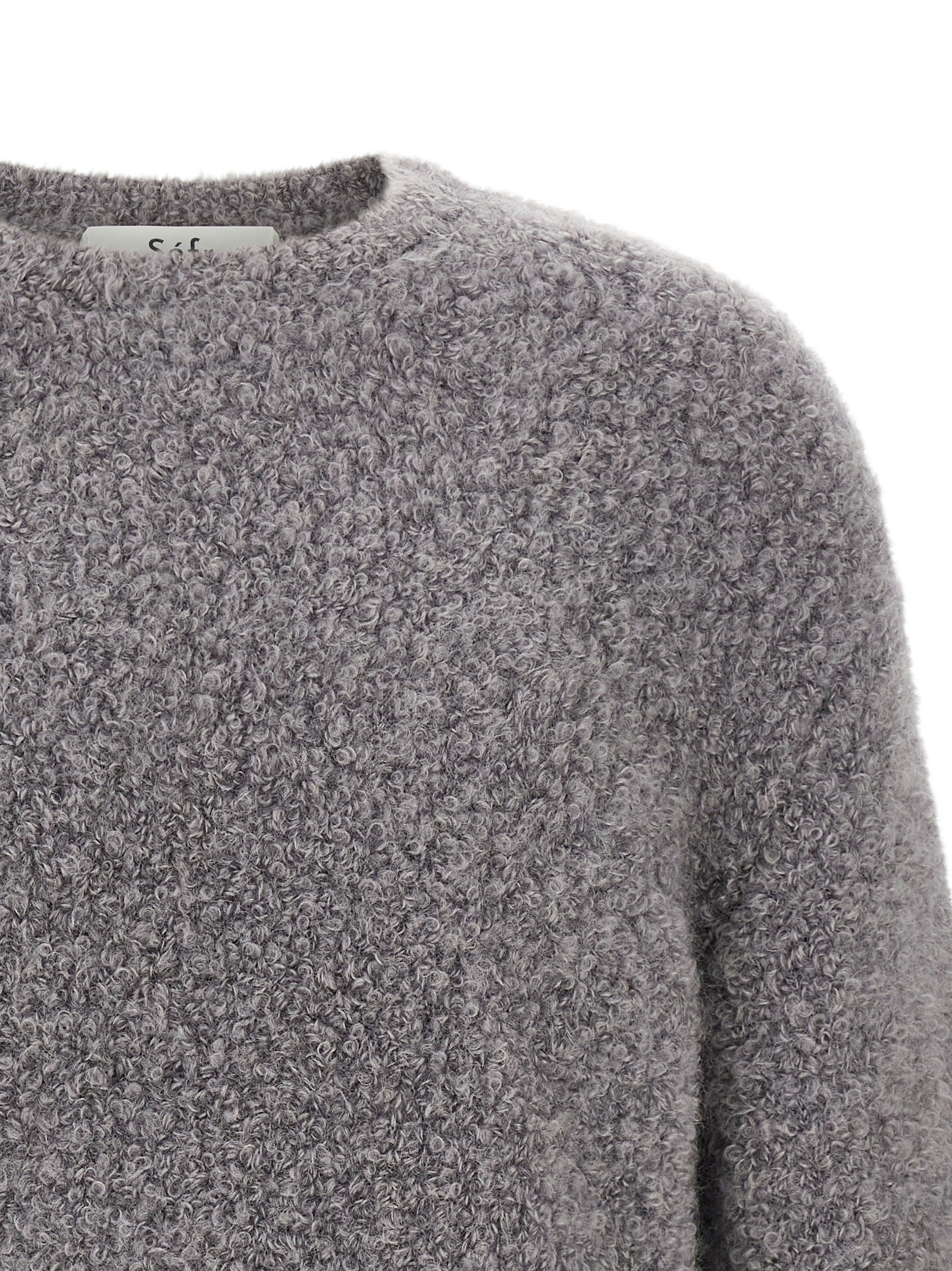 SÉFR Gray Fabric Men's Cardigan