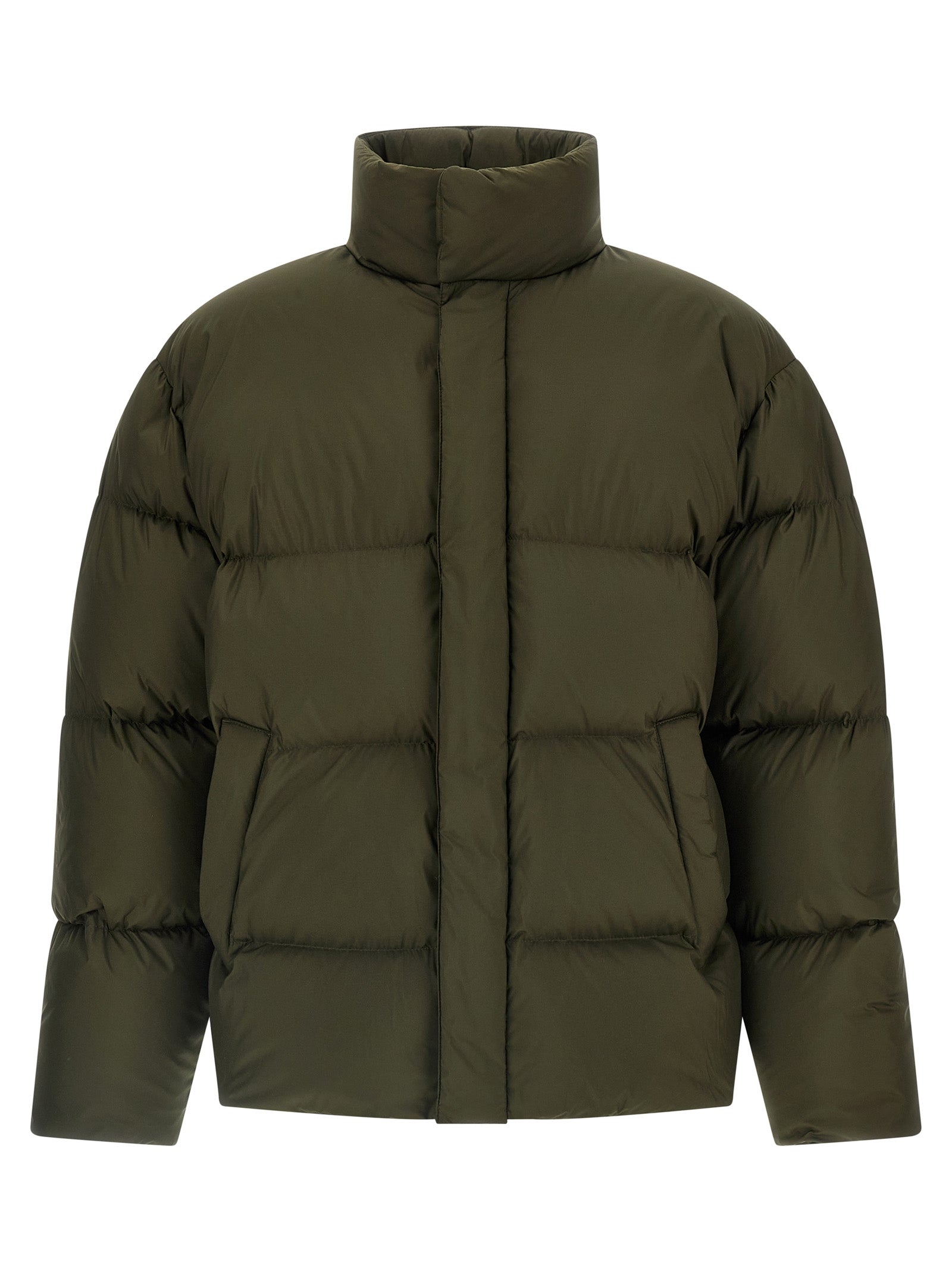 Saint Laurent Bicolor Polyester Full-Length Men's Jacket
