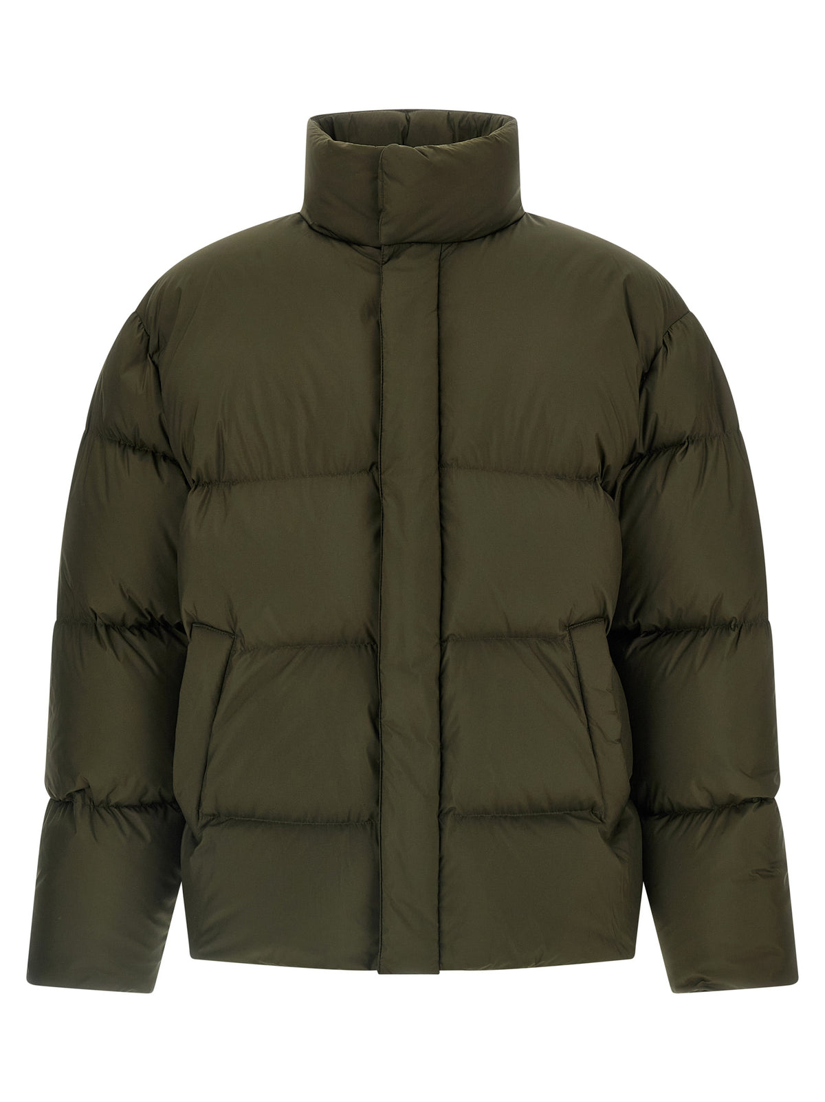 Saint Laurent Bicolor Polyester Full-Length Men's Jacket