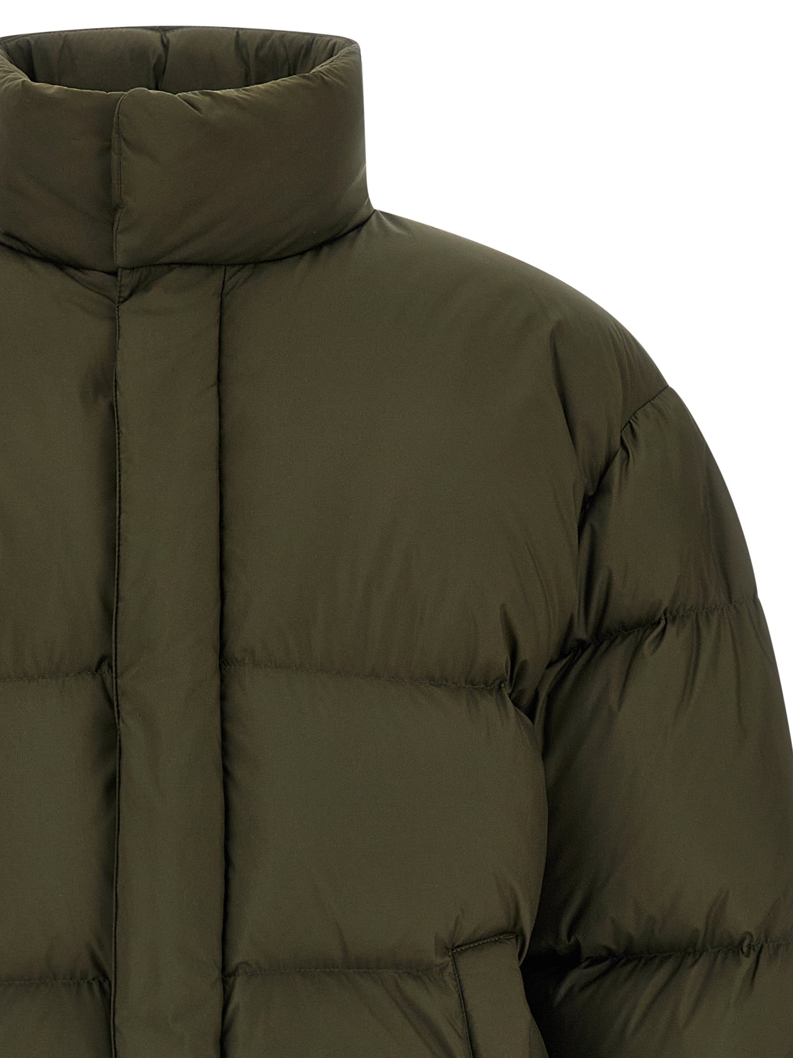 Saint Laurent Bicolor Polyester Full-Length Men's Jacket
