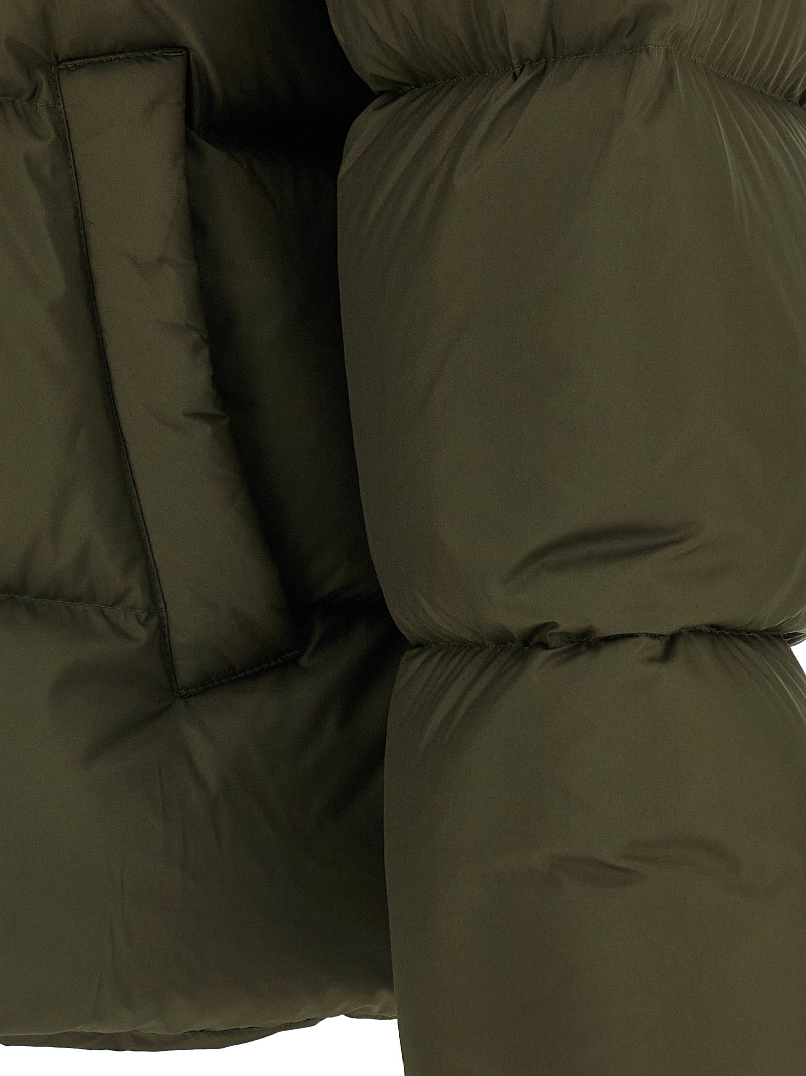 Saint Laurent Bicolor Polyester Full-Length Men's Jacket