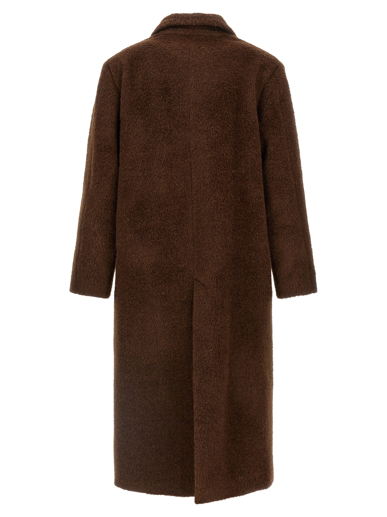 SÉFR Brown Wool Men's Coat