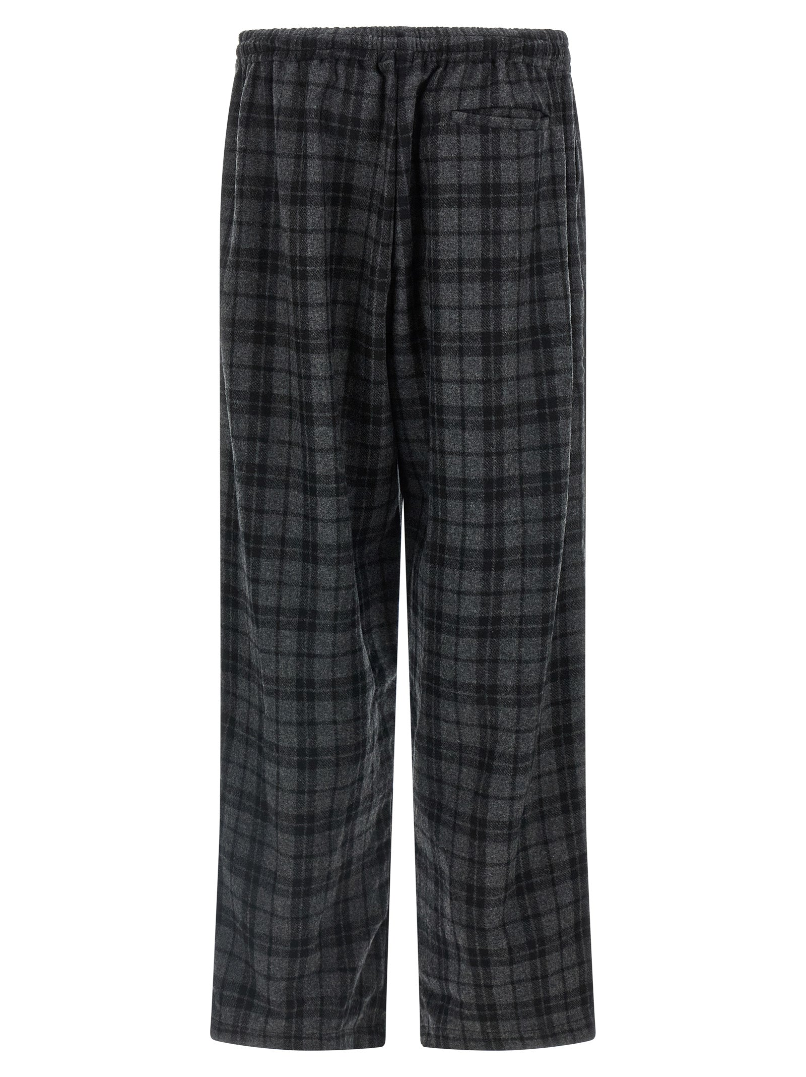 WILLY CHAVARRIA Gray Wool Casual Men's Pants