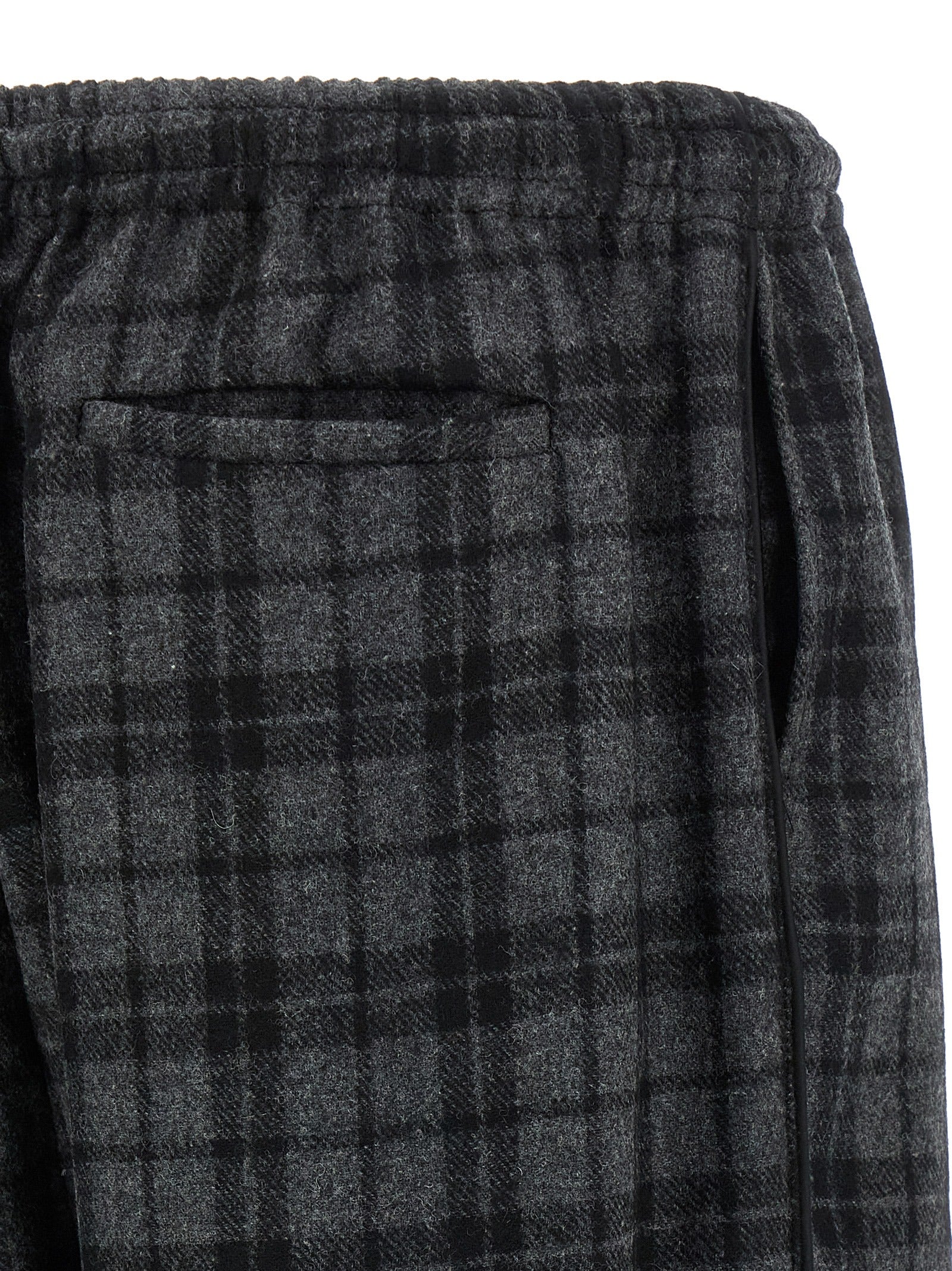 WILLY CHAVARRIA Gray Wool Casual Men's Pants