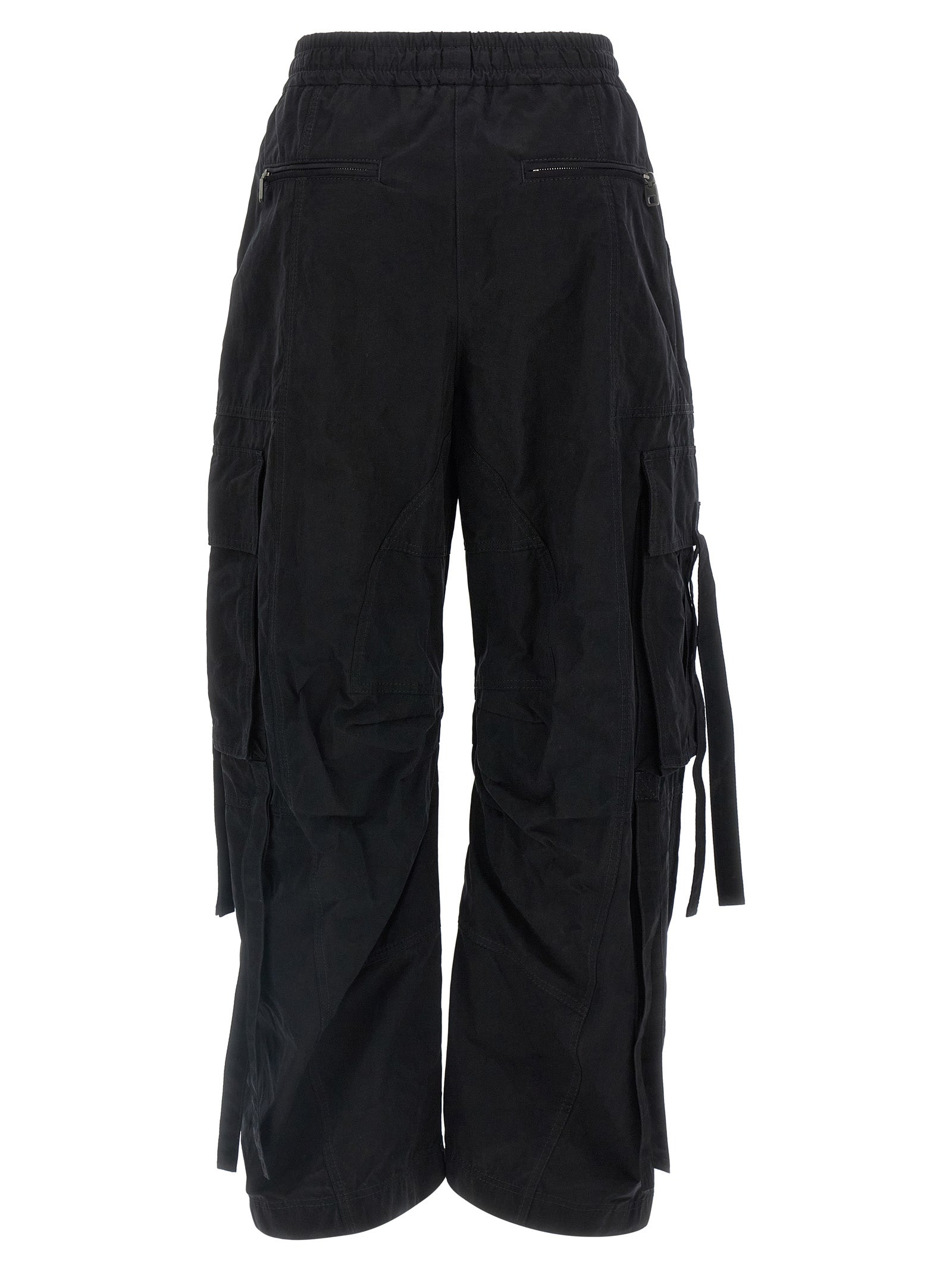 Dolce & Gabbana Black Cotton Cargo Women's Pants