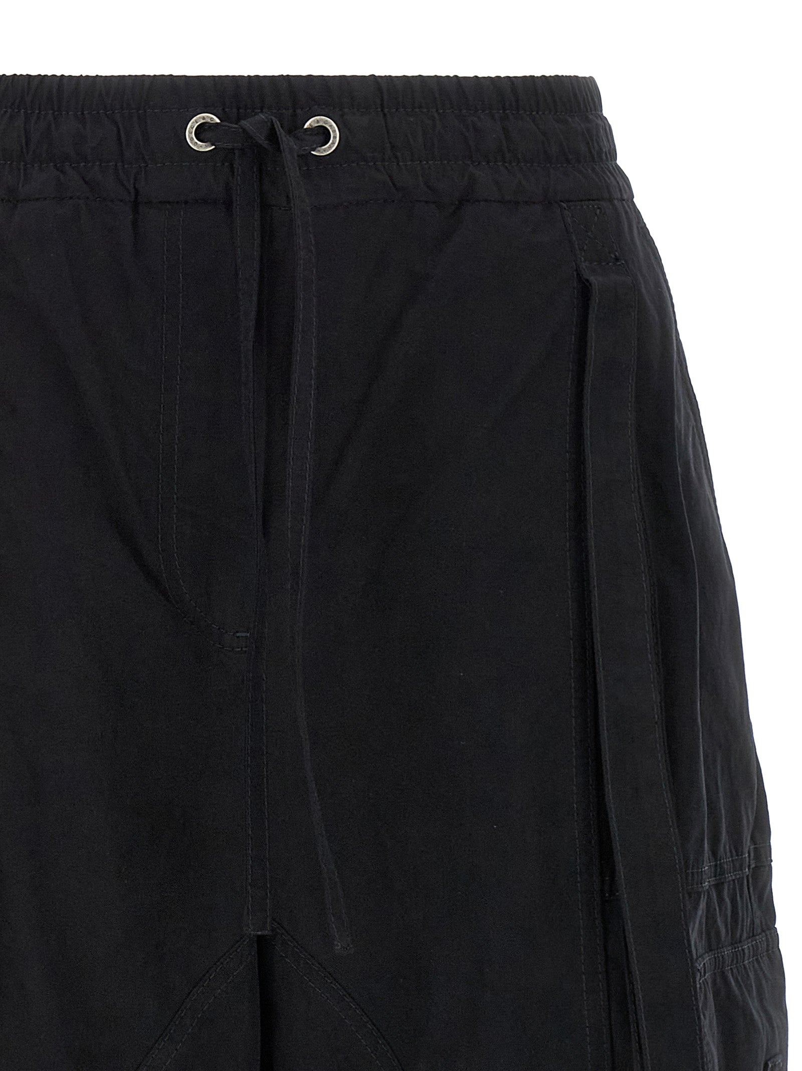 Dolce & Gabbana Black Cotton Cargo Women's Pants