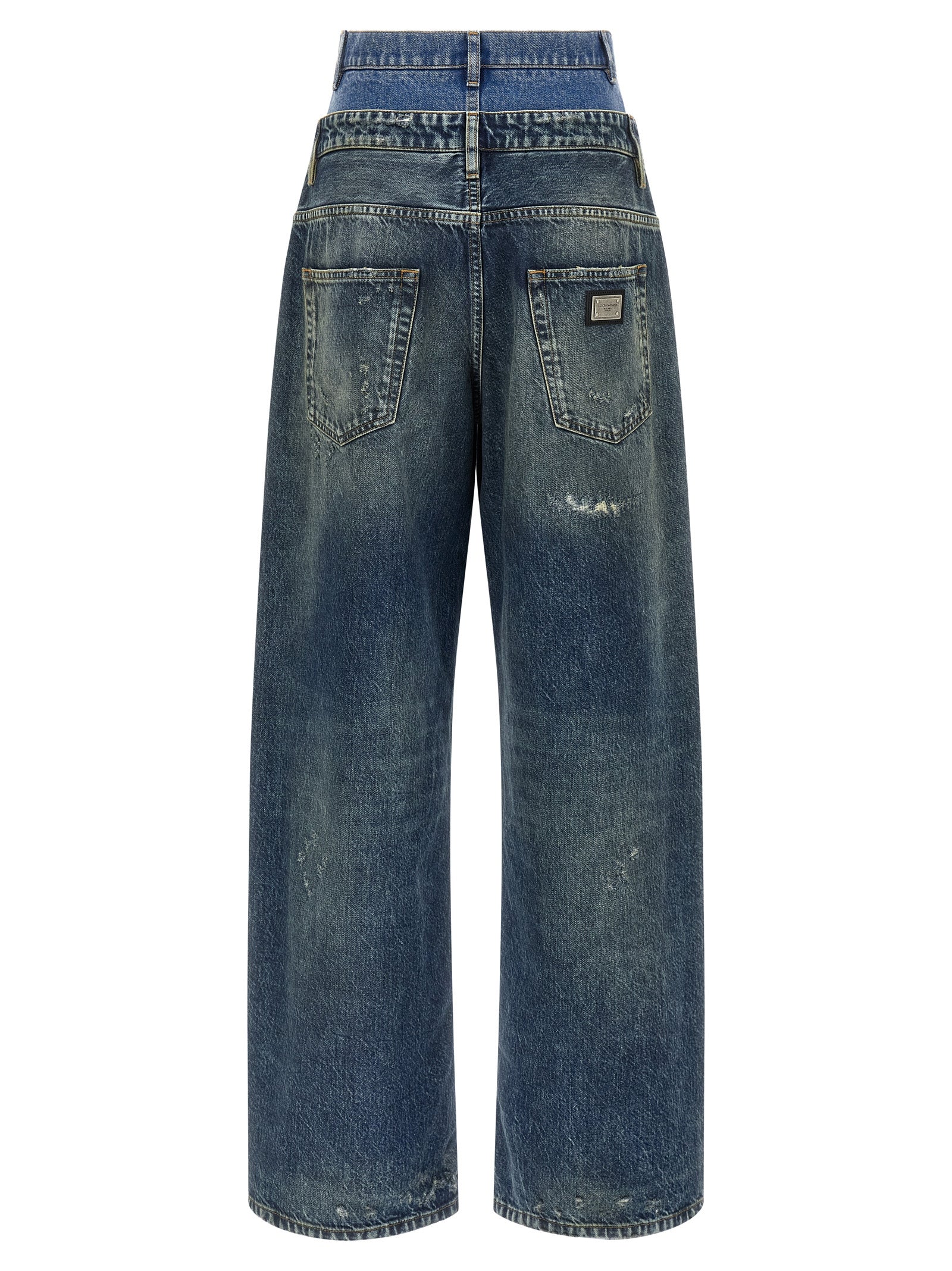 Dolce & Gabbana Blue Cotton Jeans Women's Denim