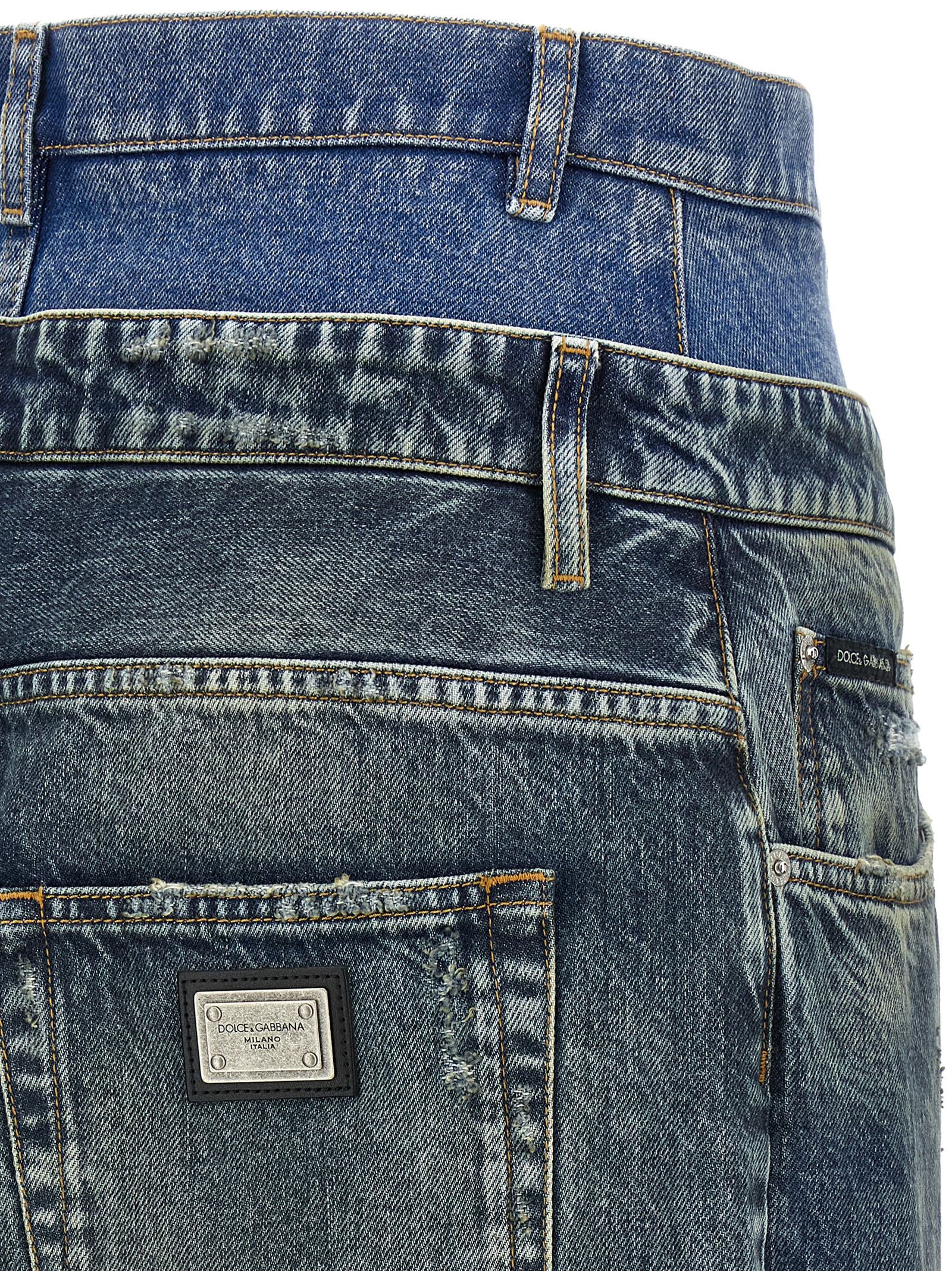 Dolce & Gabbana Blue Cotton Jeans Women's Denim