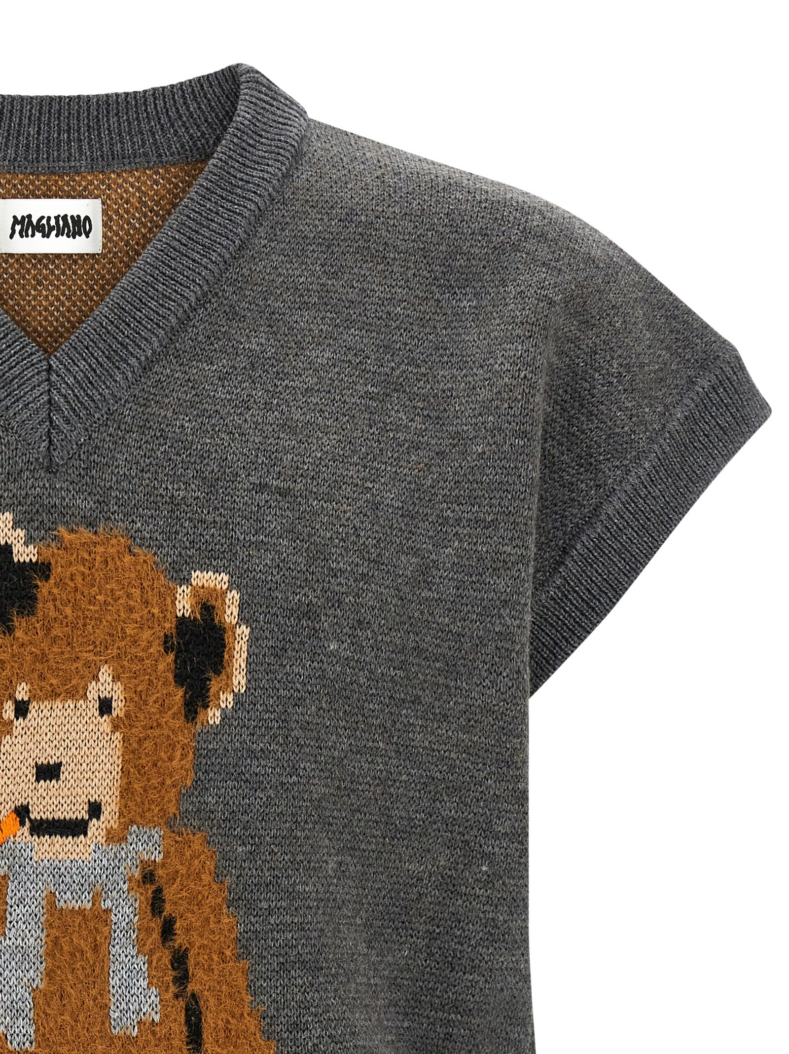 Magliano Gray Wool Men's Sweatshirt