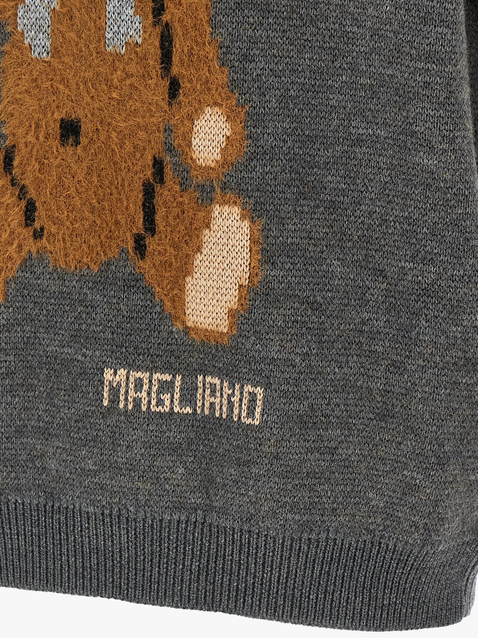 Magliano Gray Wool Men's Sweatshirt