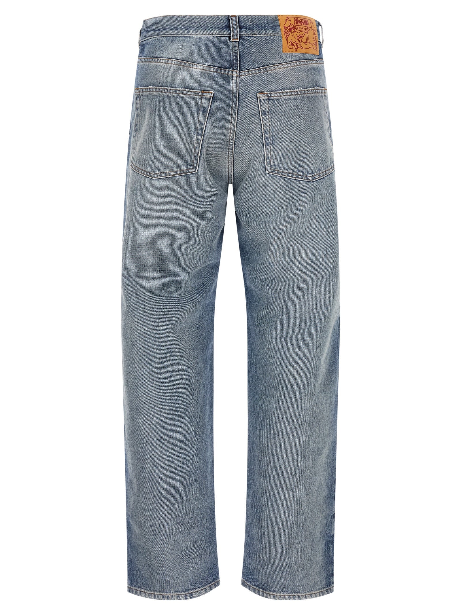 Magliano Blue Cotton Straight-Leg Men's Jeans