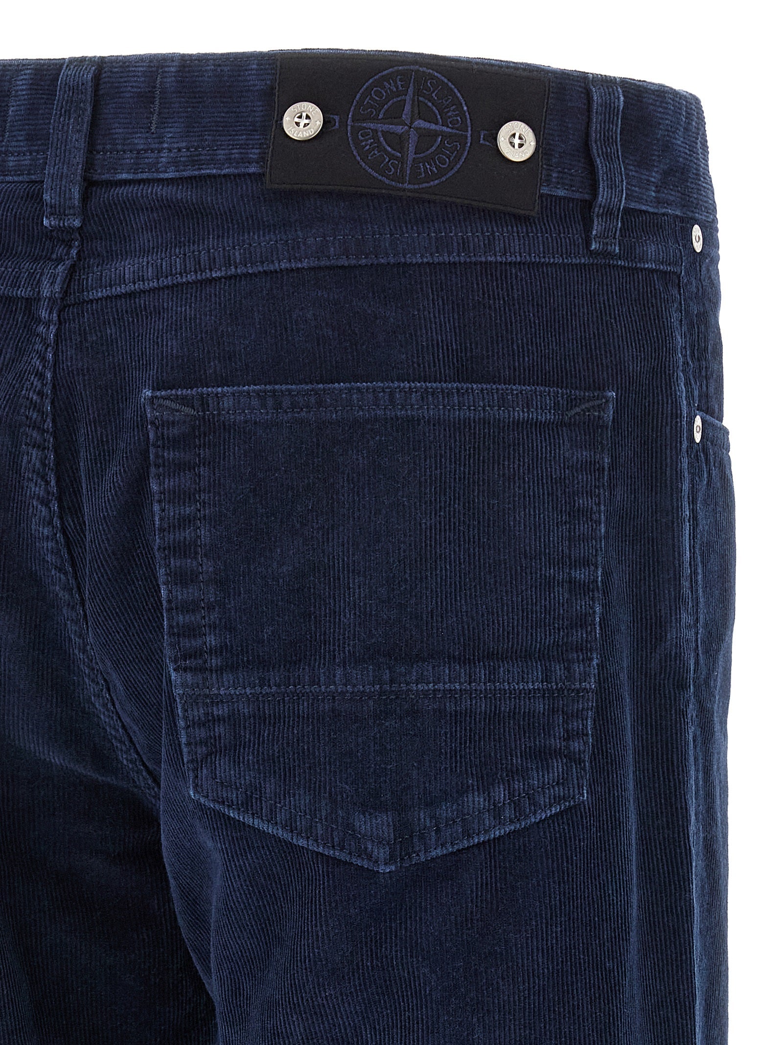 Stone Island Blue Cotton Casual Men's Pants