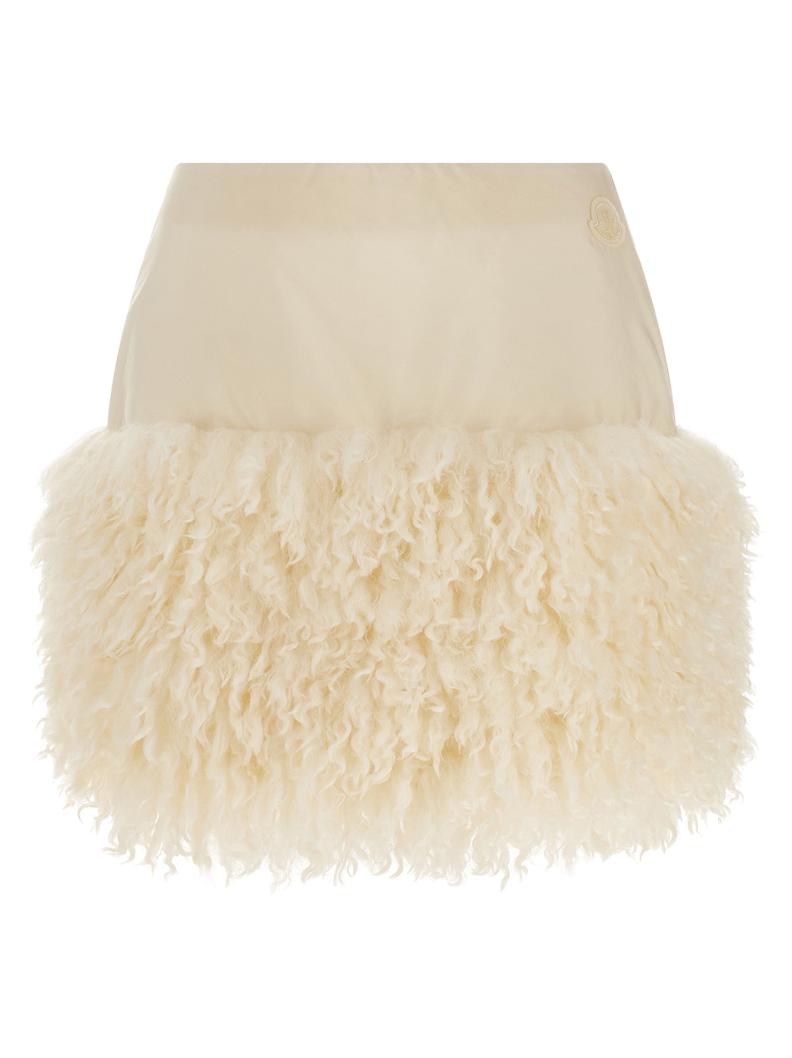Moncler White Polyamide Long Women's Skirt