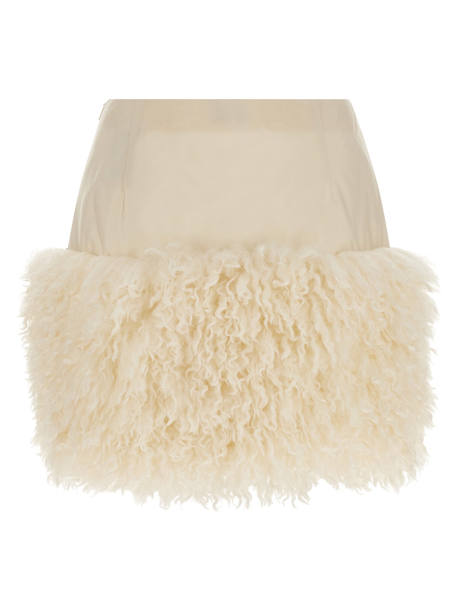 Moncler White Polyamide Long Women's Skirt