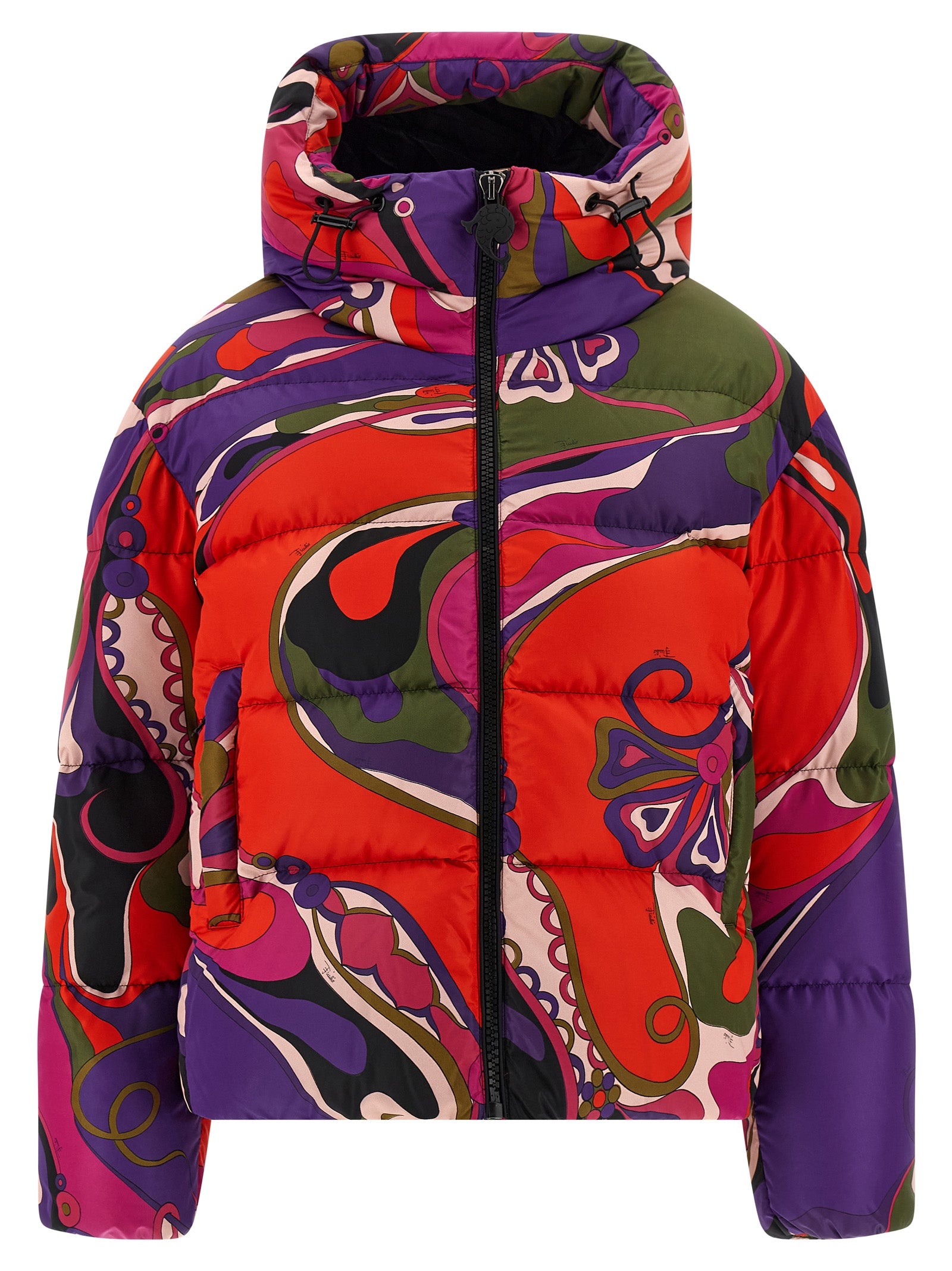 Emilio Pucci Multicolor Polyamide Full-Length Women's Jacket