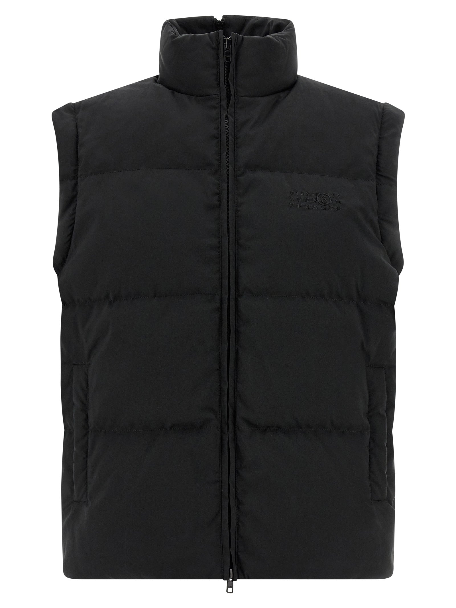 MM6 Maison Margiela Black Polyester Full-Length Women's Jacket