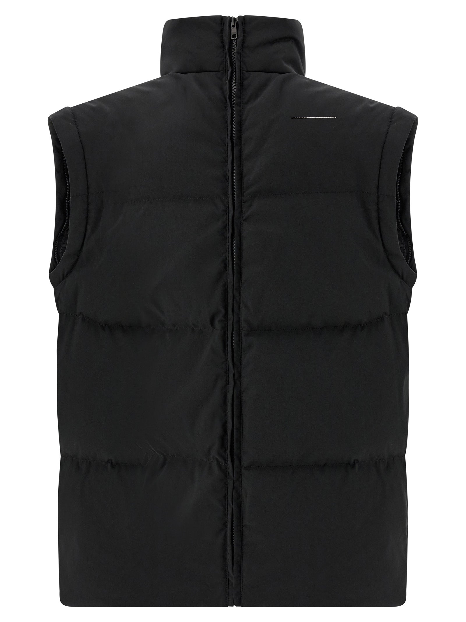 MM6 Maison Margiela Black Polyester Full-Length Women's Jacket