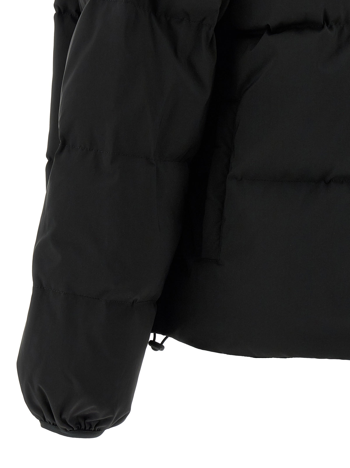 MM6 Maison Margiela Black Polyester Full-Length Women's Jacket