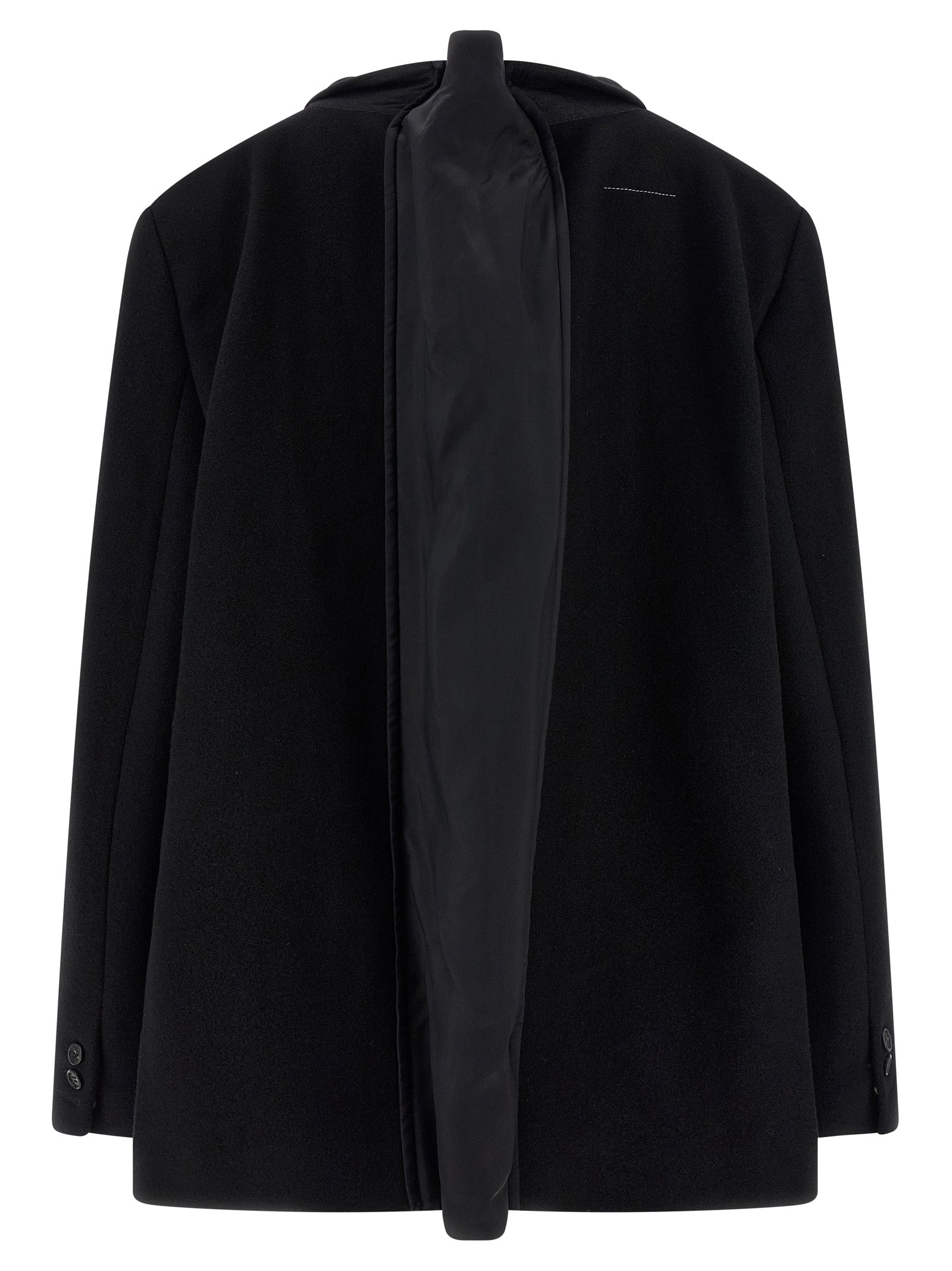 MM6 Maison Margiela Black Virgin Wool Women's Blazer
