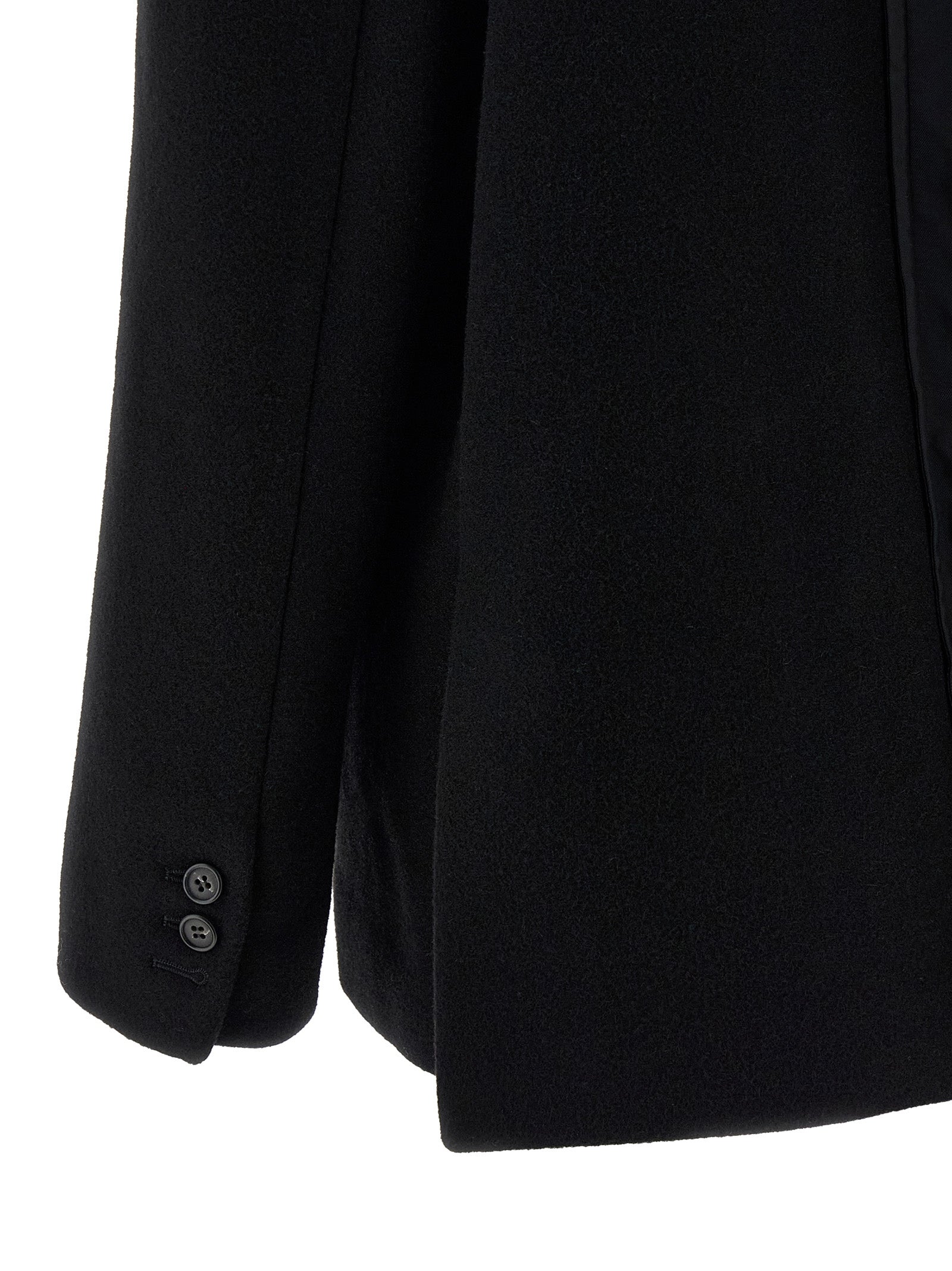 MM6 Maison Margiela Black Virgin Wool Women's Blazer