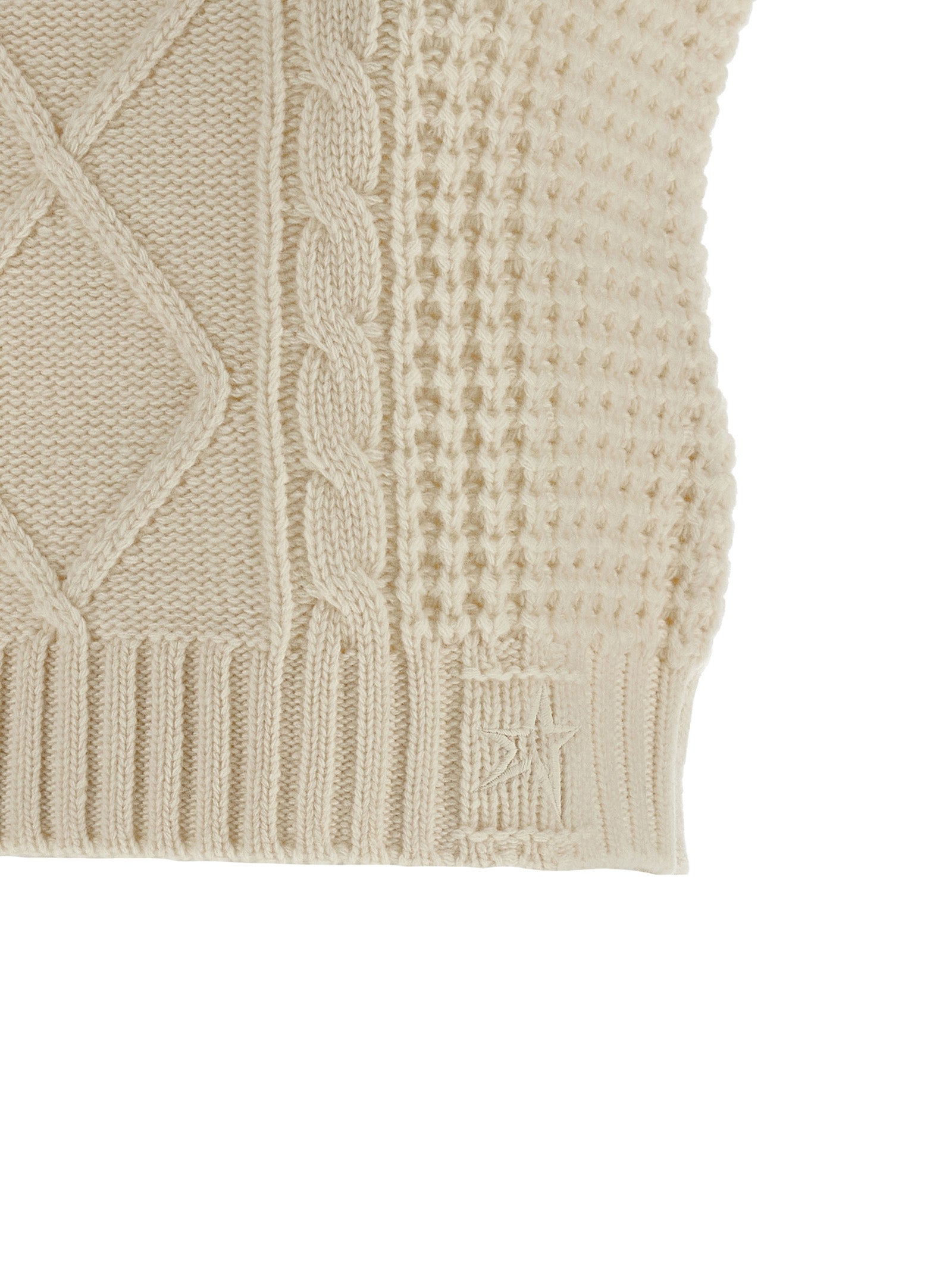 PERFECT MOMENT White Merino Wool Sleeveless Women's Jacket