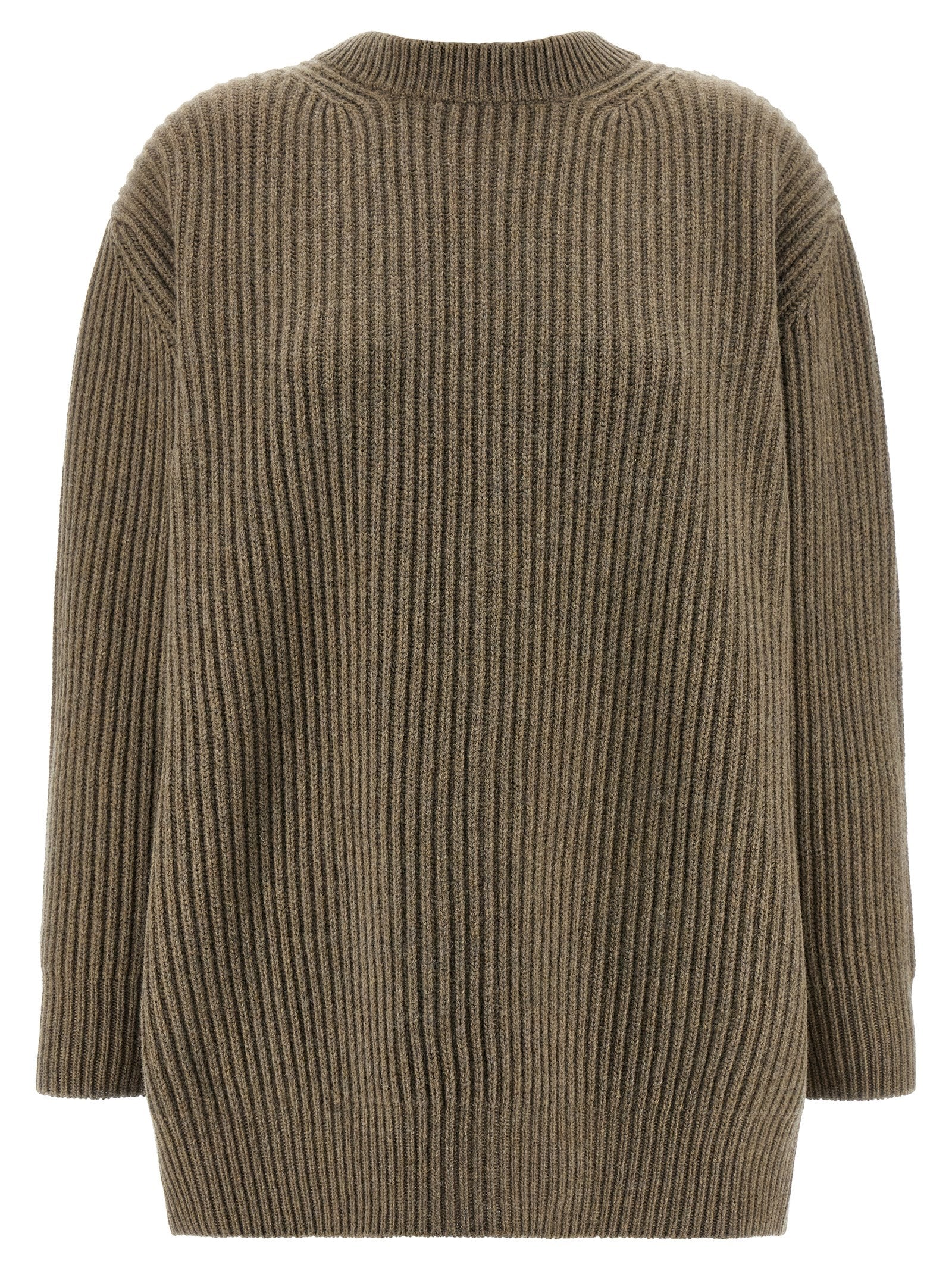 MM6 Maison Margiela Beige Virgin Wool Short Women's Dress