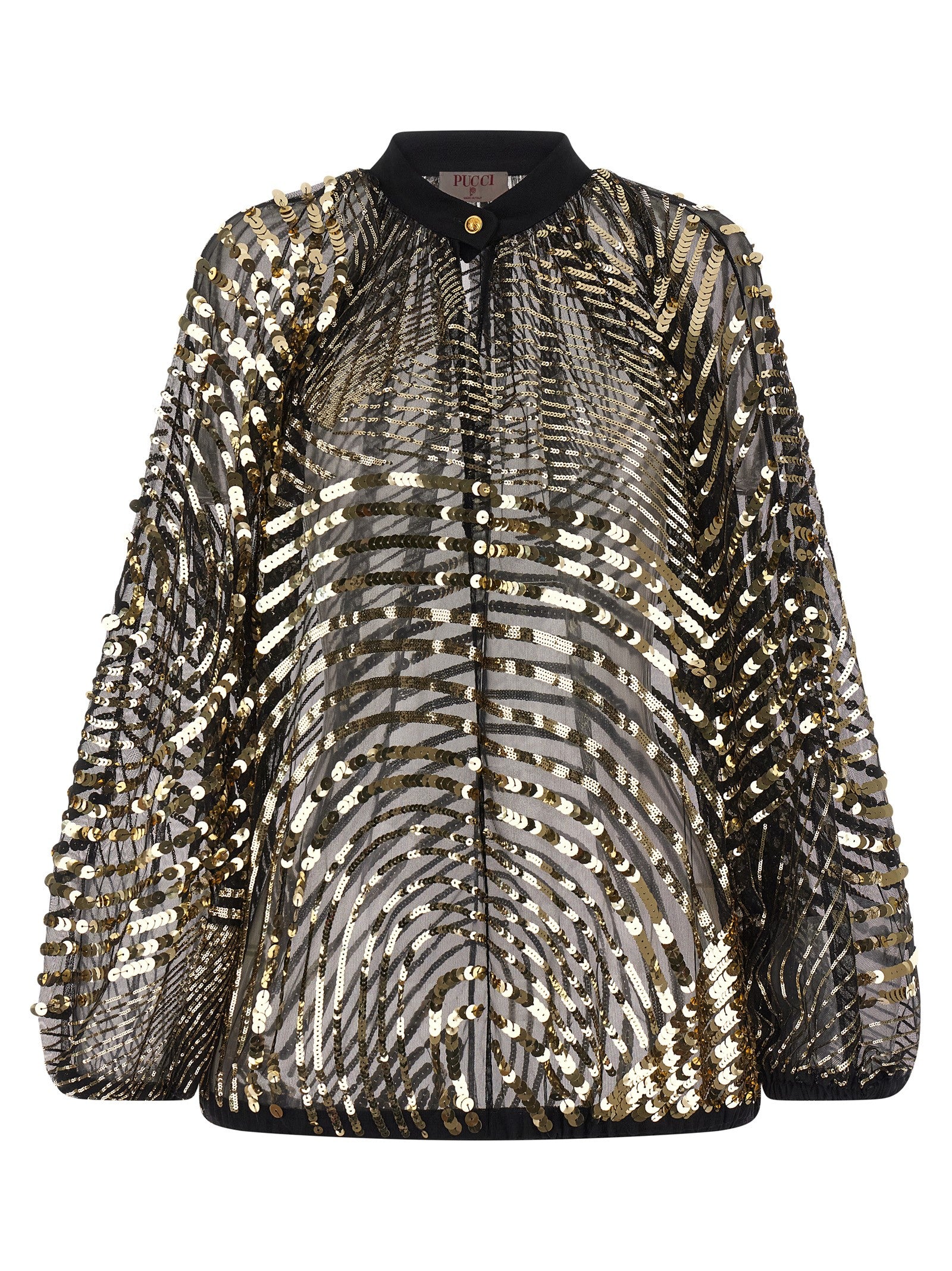 Emilio Pucci Black Polyamide Women's Blouse