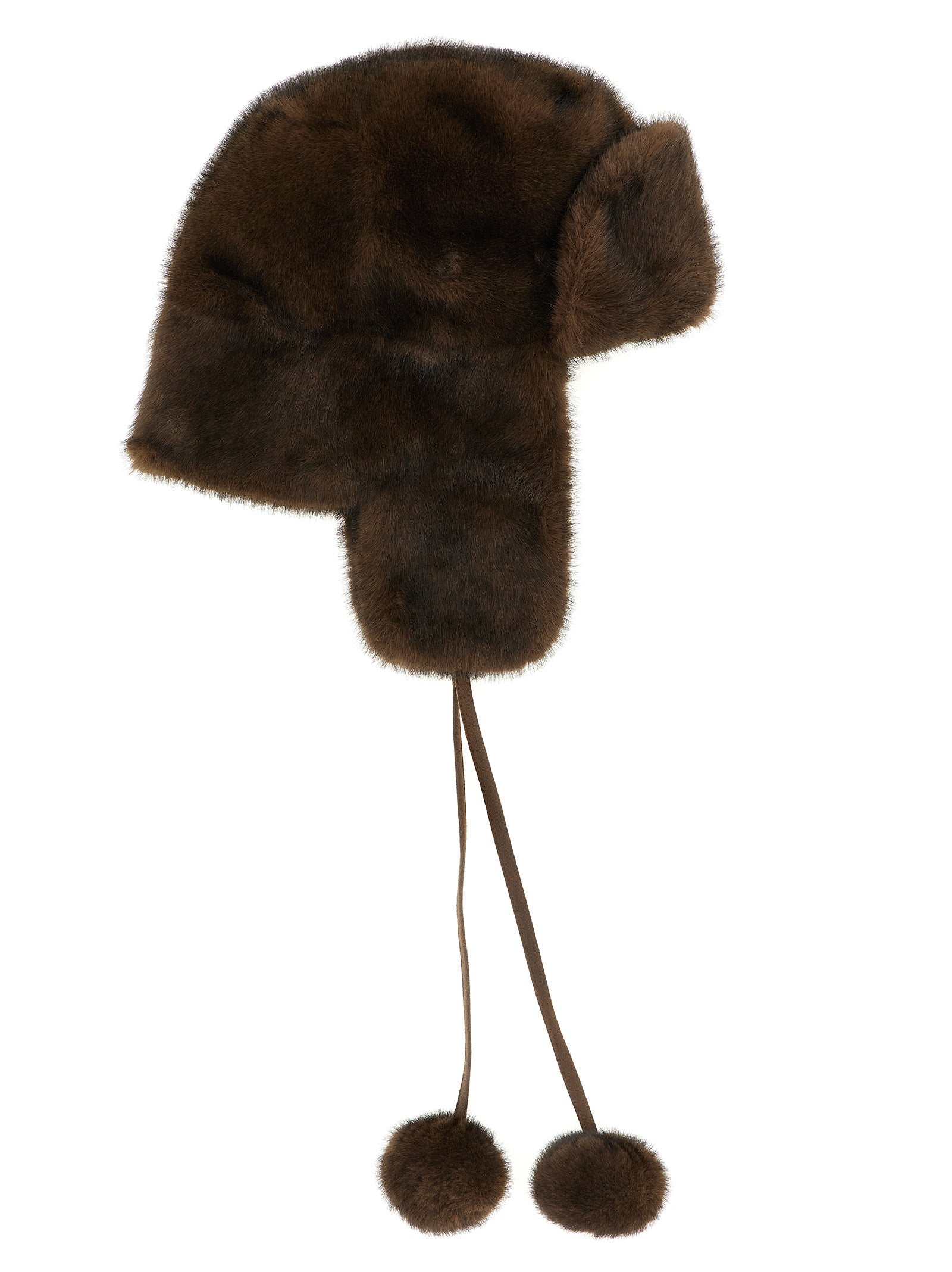 LOU ANDREA Brown Polyamide Ear Women's Muffs