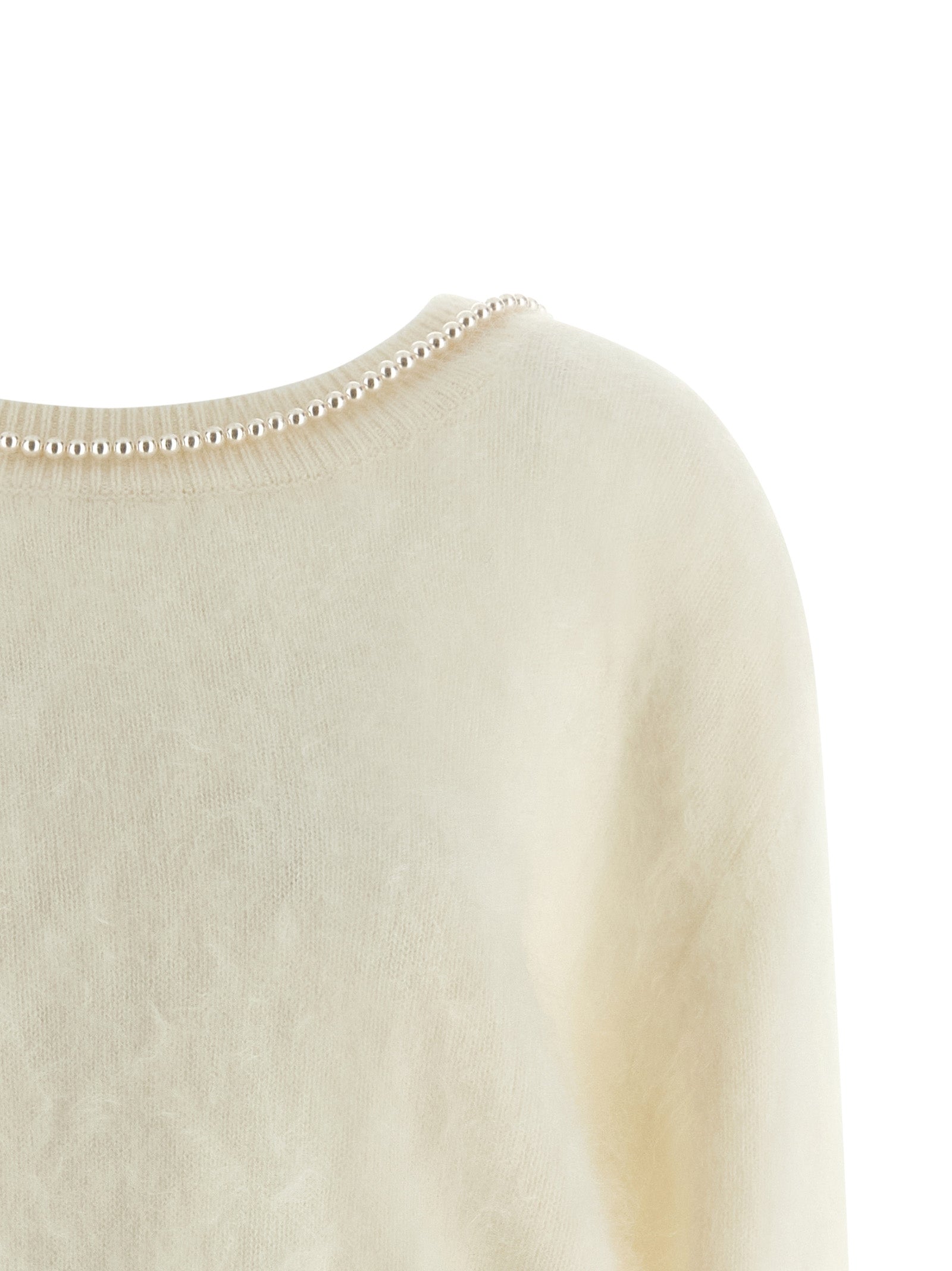 BERNADETTE White Cashmere Women's Cardigan