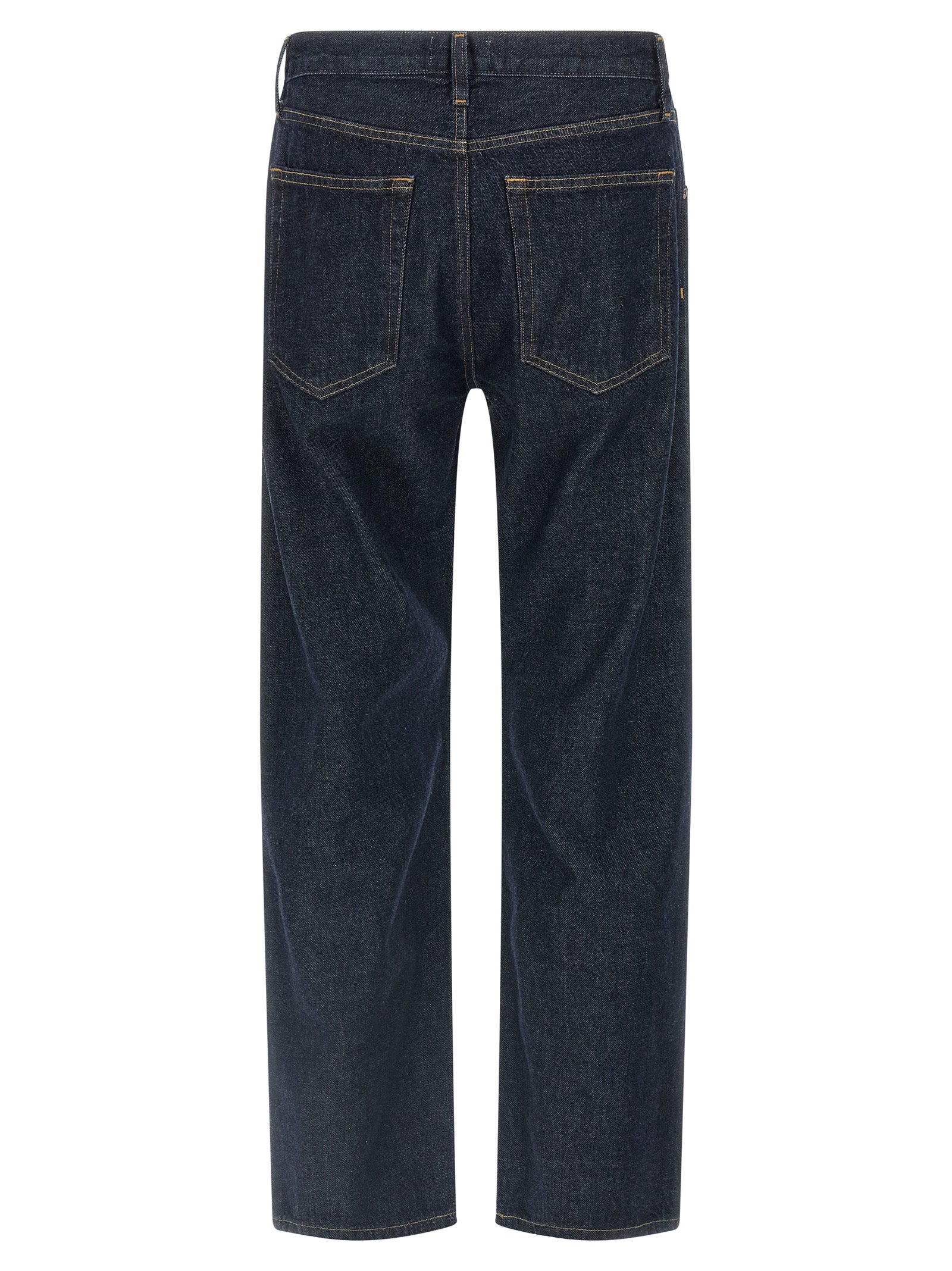 Agolde Blue Cotton Straight-Leg Men's Jeans