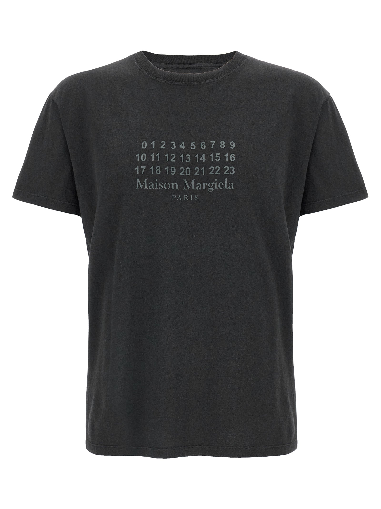 Maison Margiela Black Cotton Women's T-Shirt