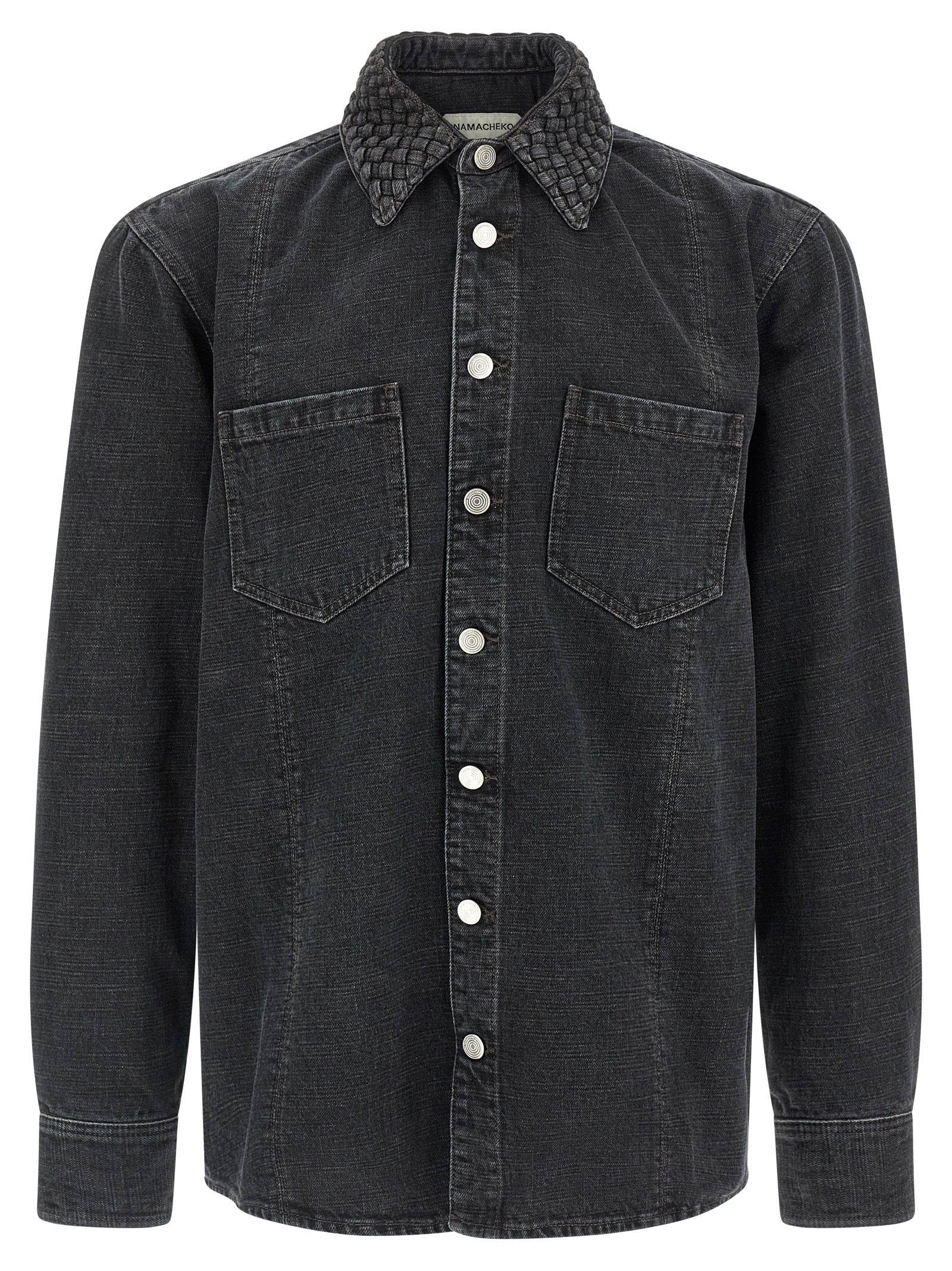 Namacheko Black Cotton Men's Blouse