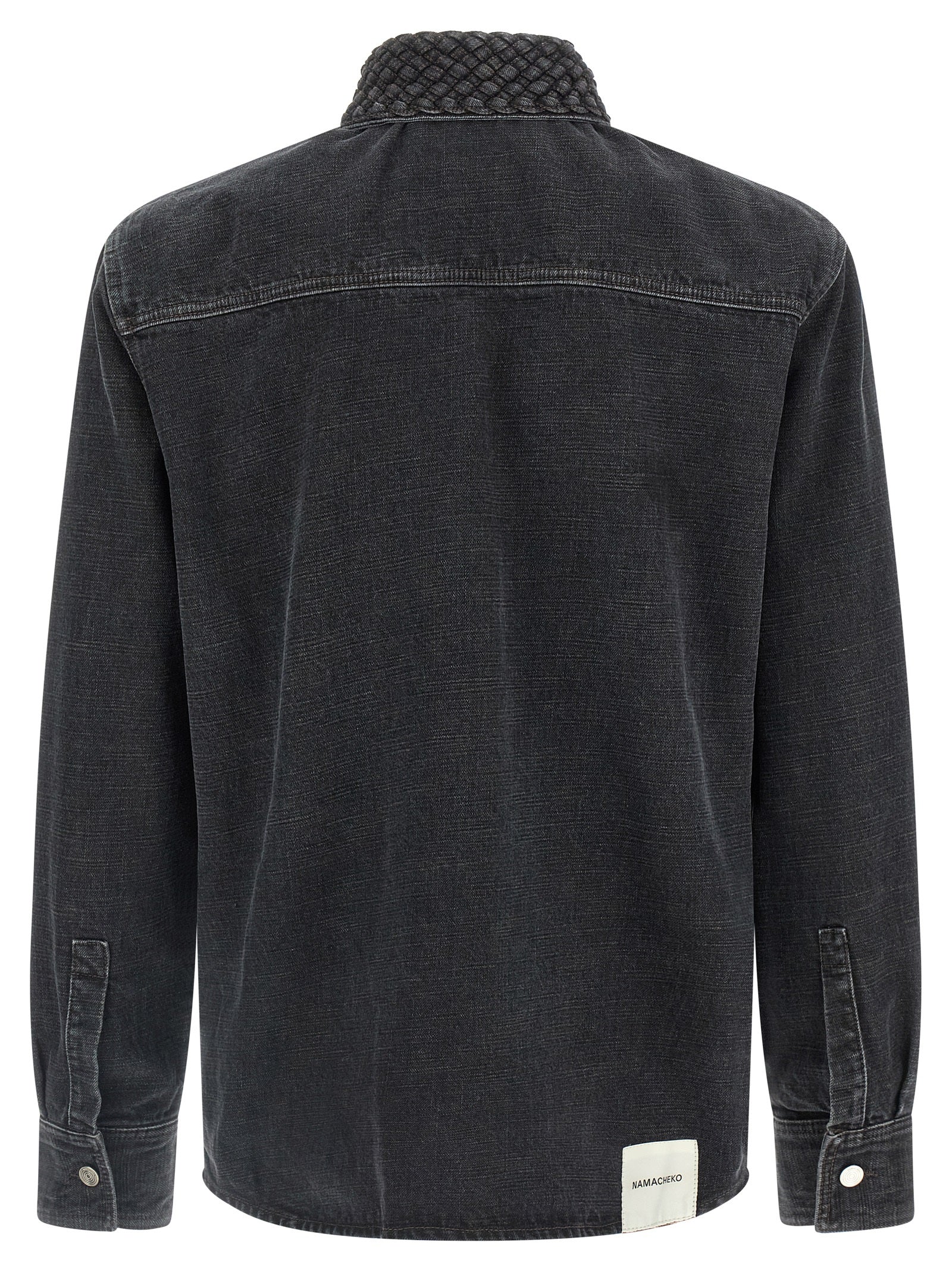 Namacheko Black Cotton Men's Blouse