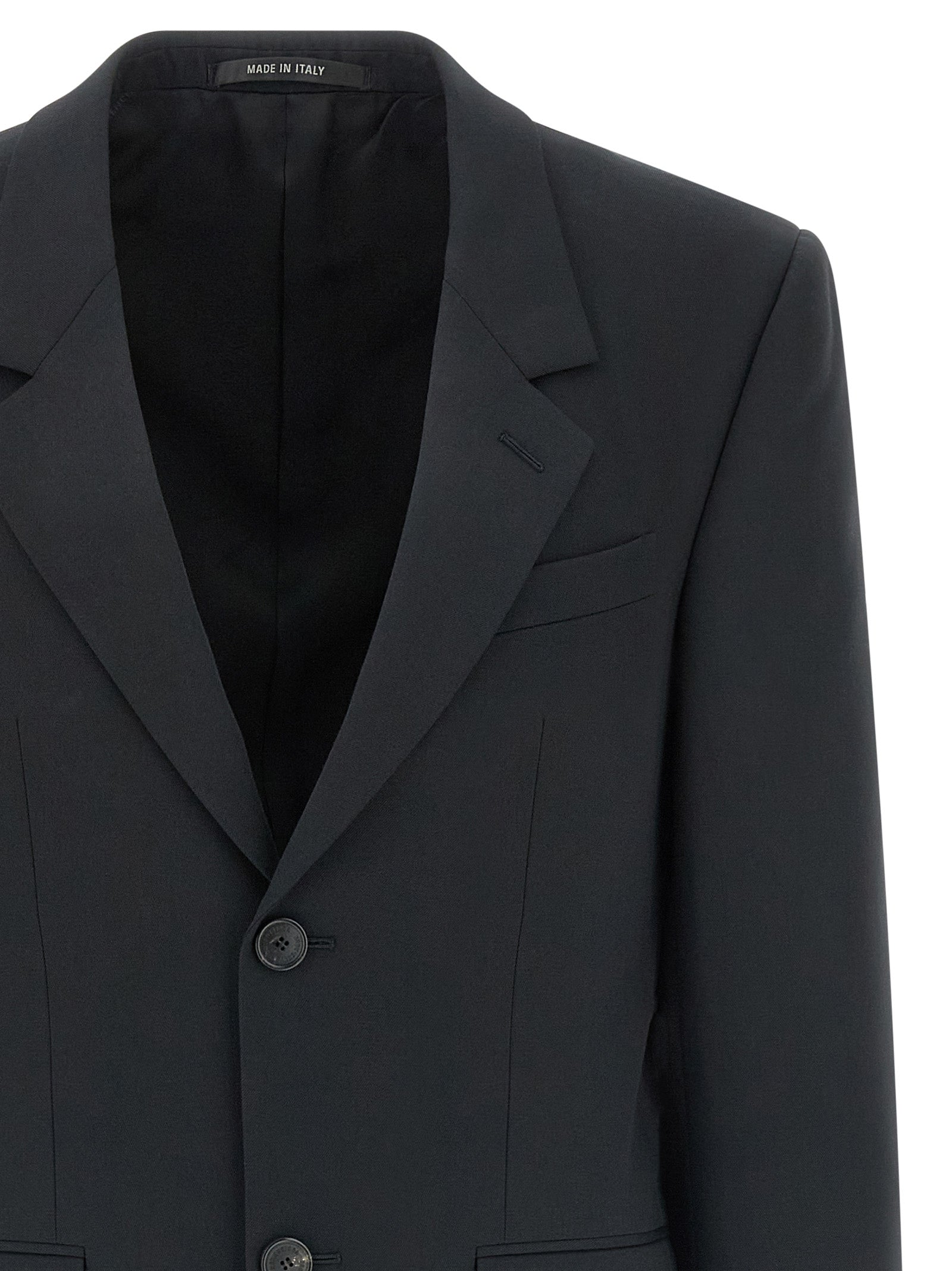 Balenciaga Black Wool Men's Blazer