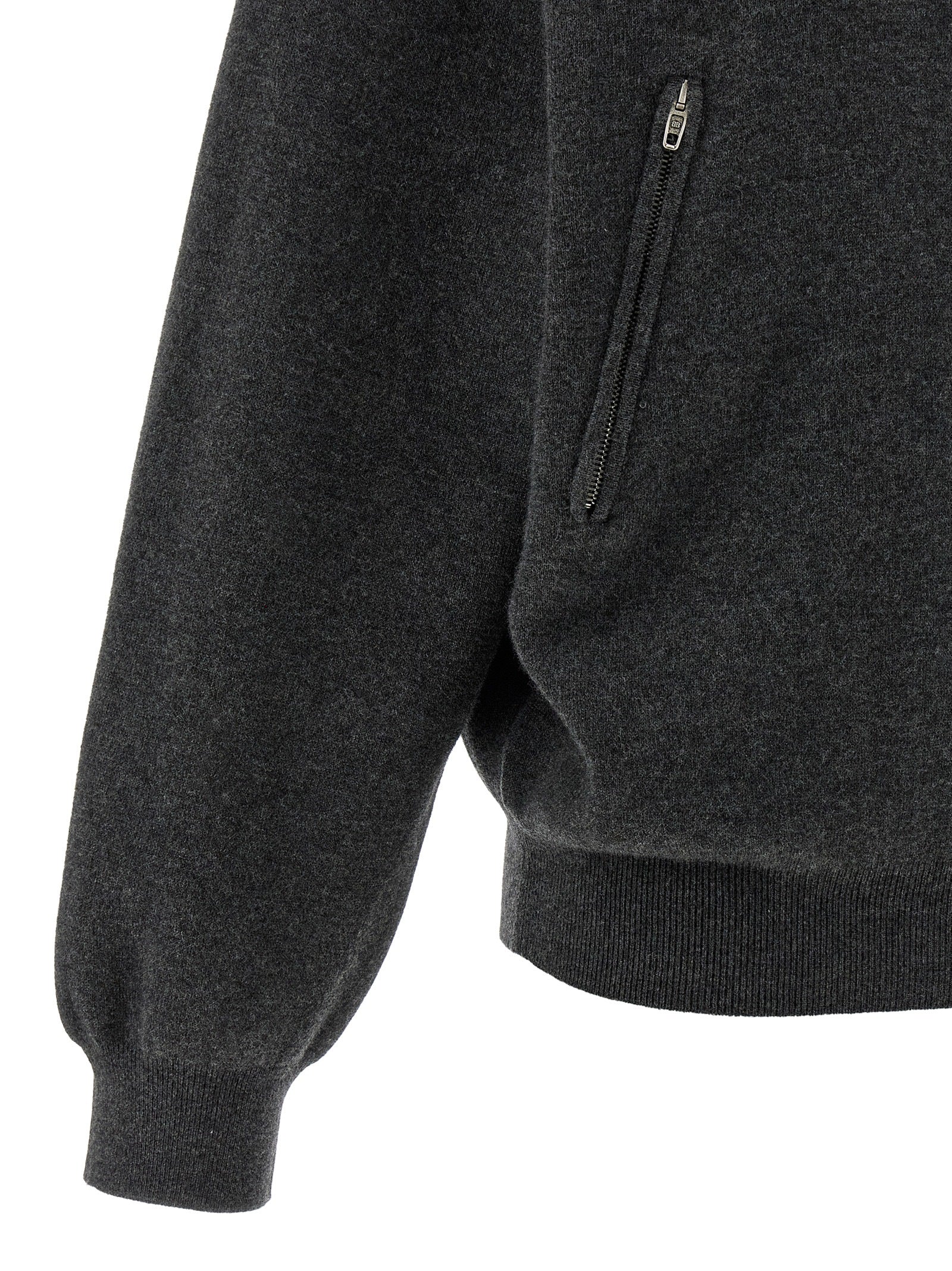 Balenciaga Gray Wool Women's Cardigan
