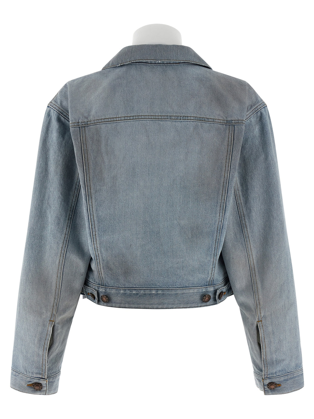 Balenciaga Blue Cotton Denim Women's Jacket