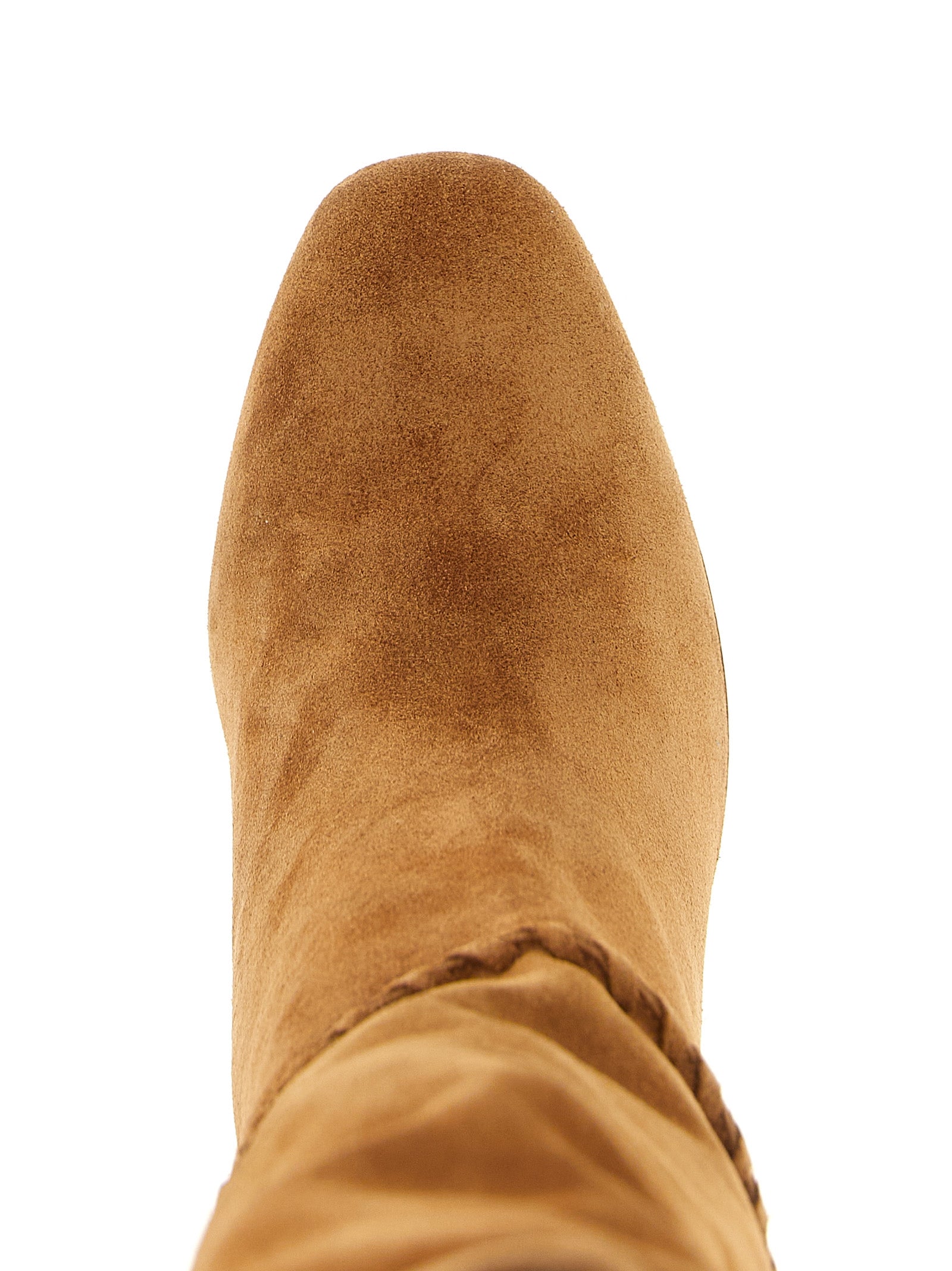 Aquazzura Beige Calfskin Over The Women's Knee