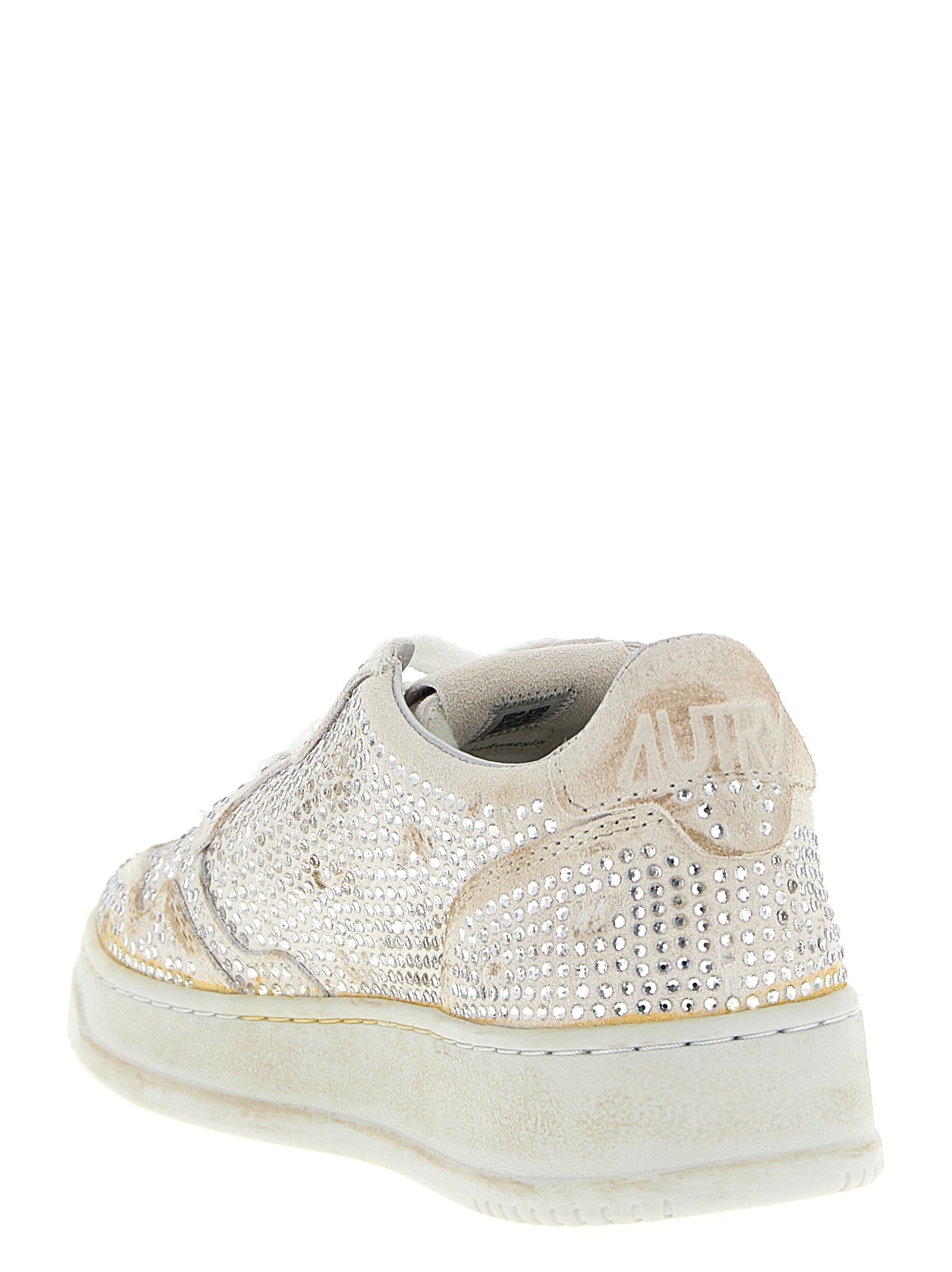 Autry Beige Cowhide Chunky Women's Sneakers