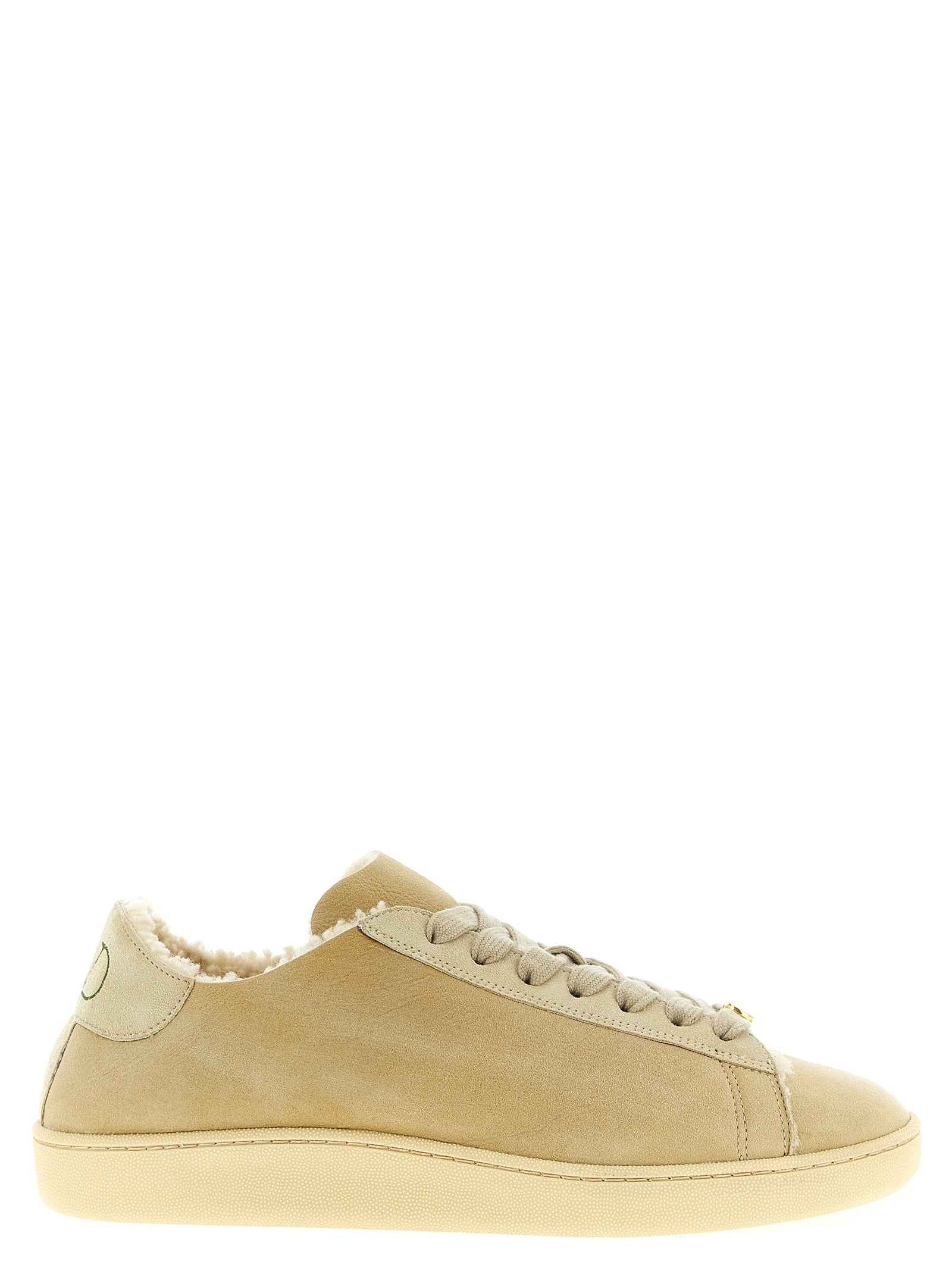 Valentino Garavani Beige Goatskin Low Top Men's Sneakers