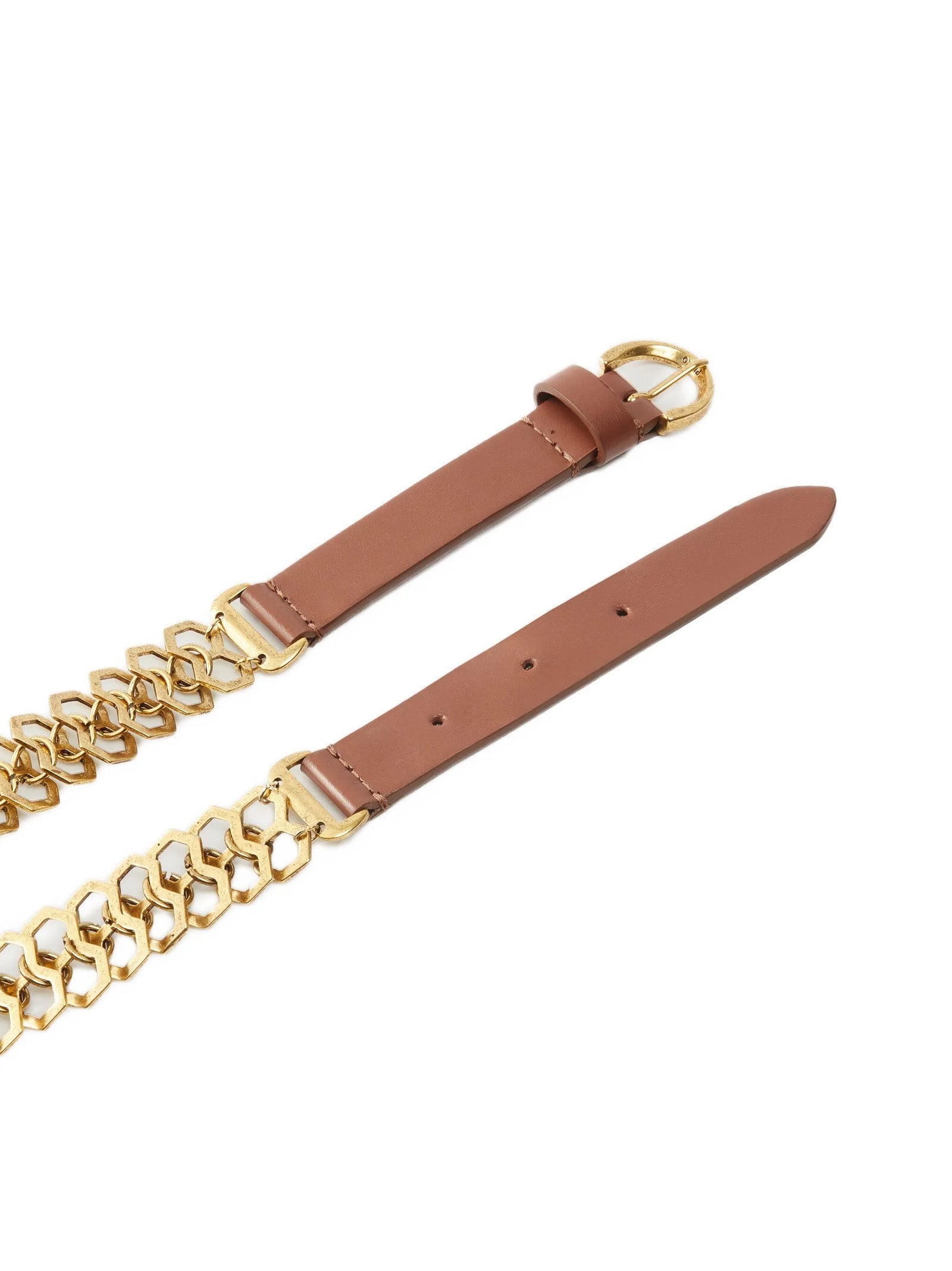 PINKO Brown Calfskin Regular Women's Belt