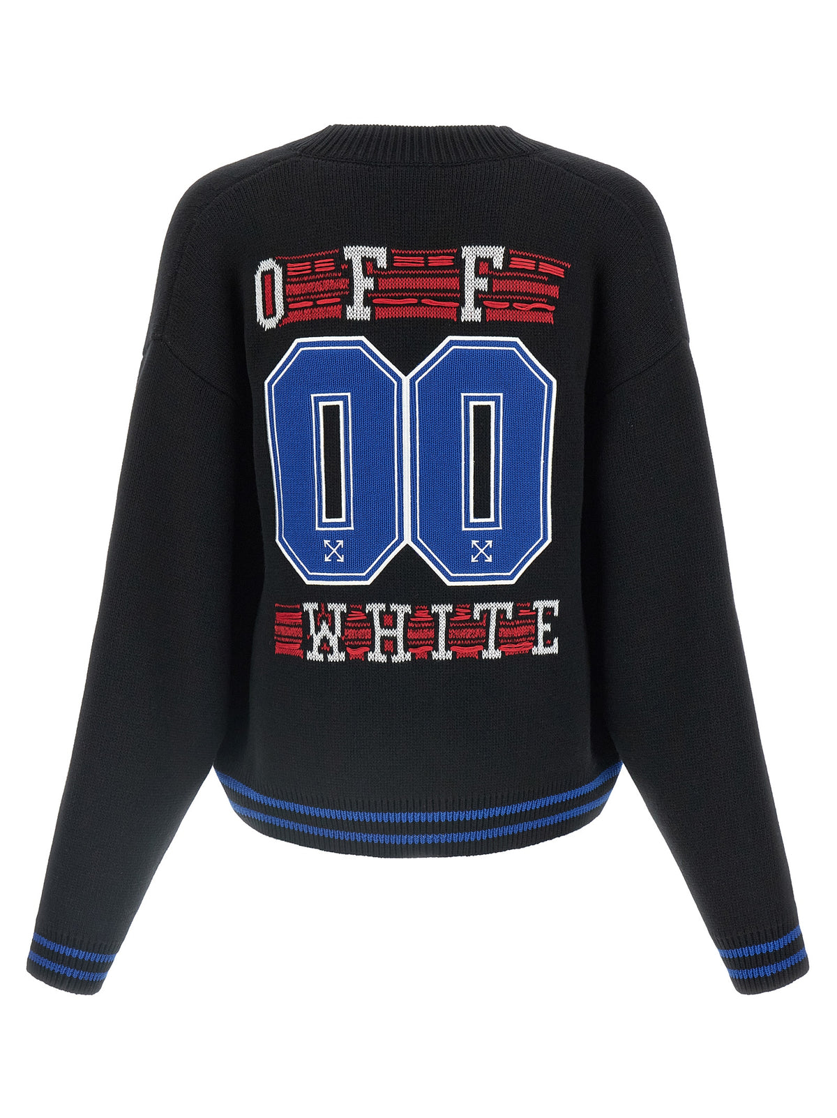 Off-White Black Cotton Men's Cardigan