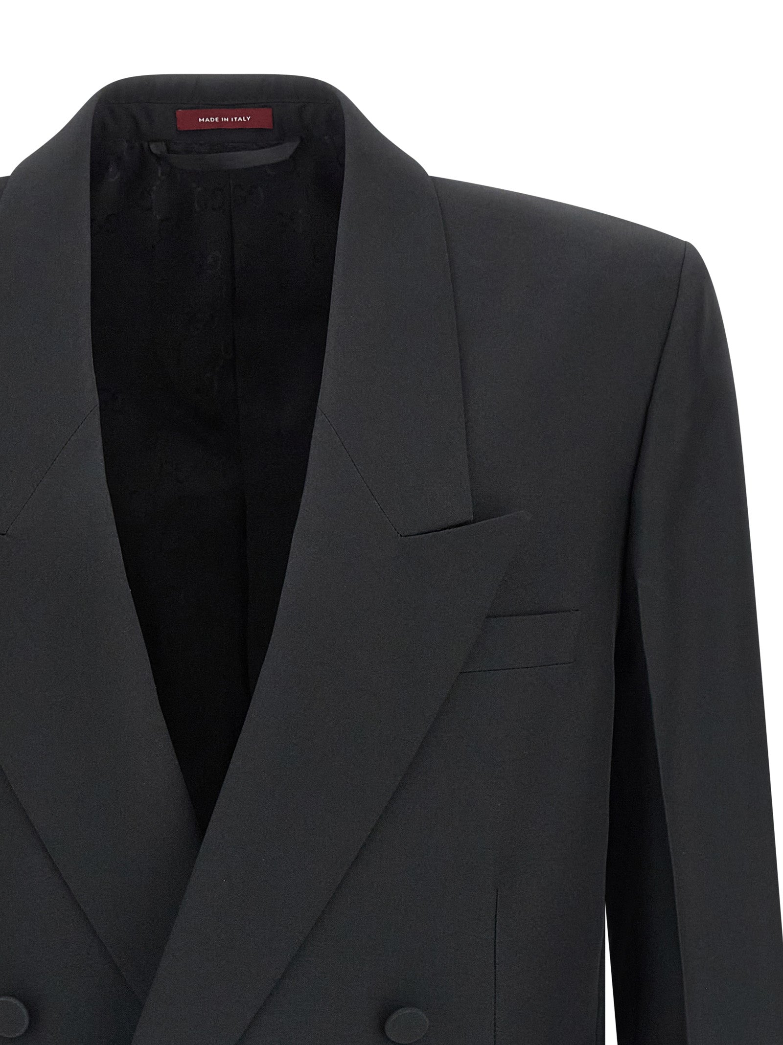 Gucci Black Polyester Men's Blazer