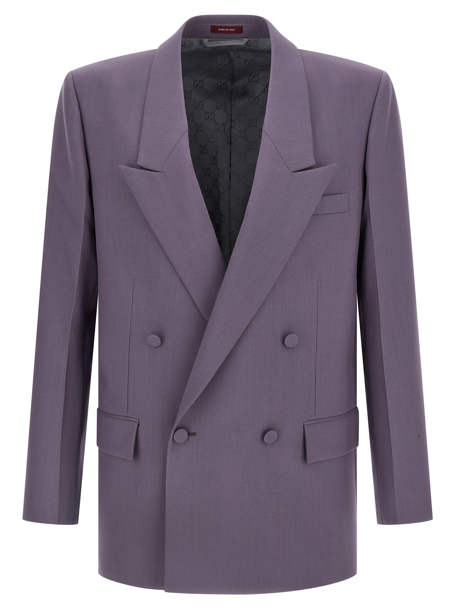 Gucci Purple Wool Men's Blazer