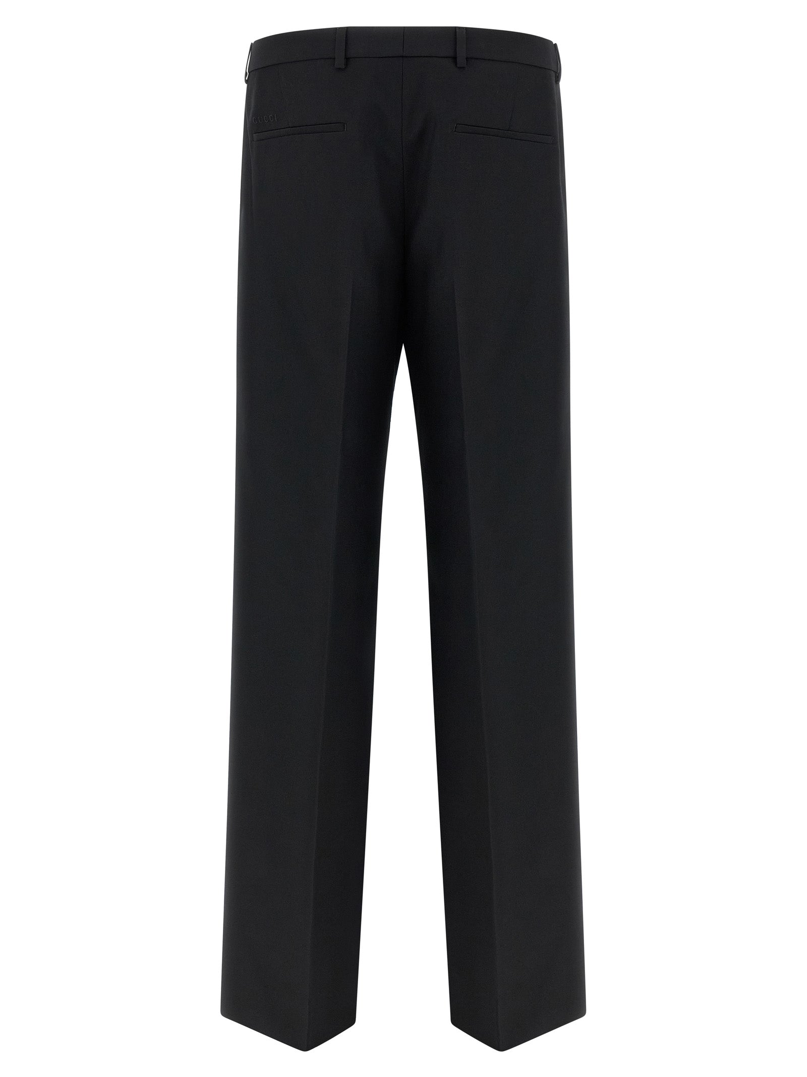 Gucci Black Polyester Dress Men's Pants