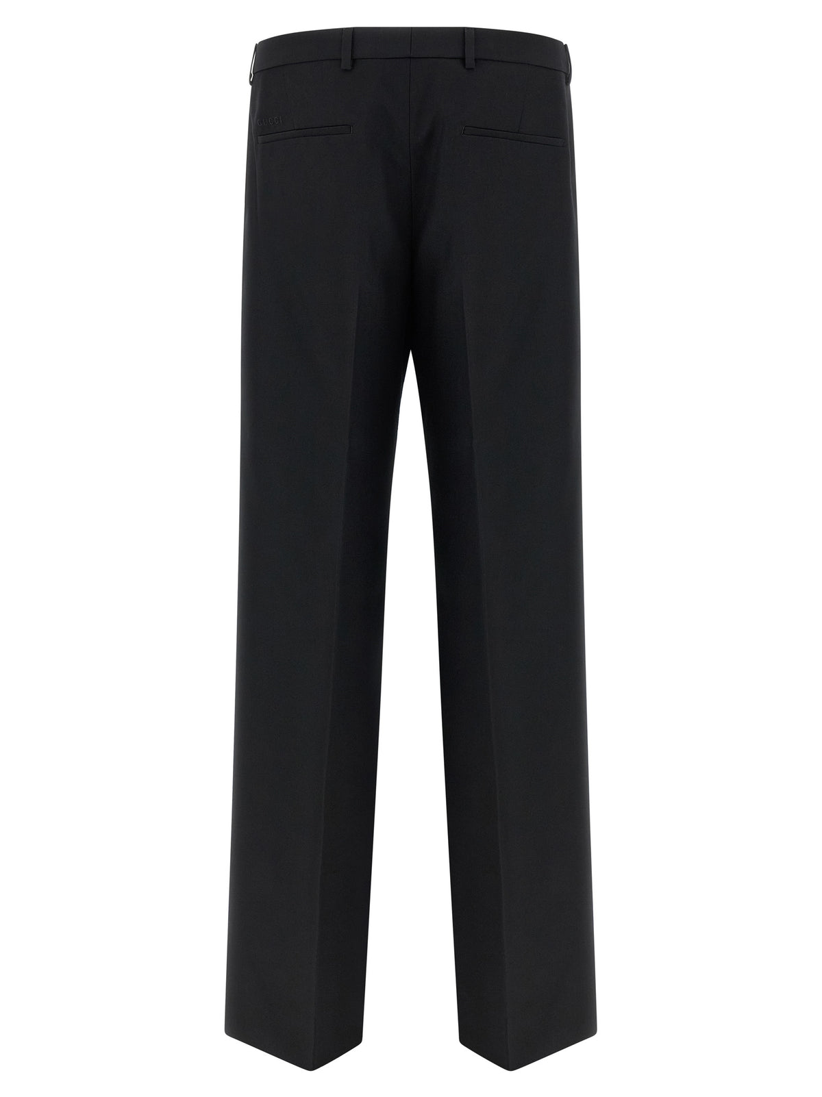 Gucci Black Polyester Dress Men's Pants