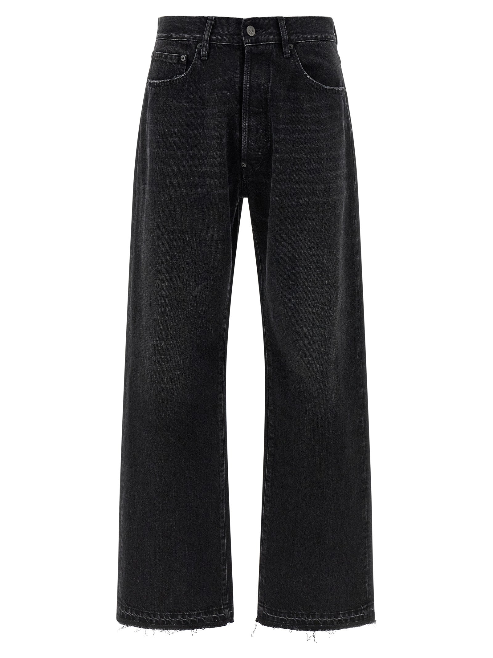 Maison Margiela Black Cotton Straight-Leg Men's Jeans