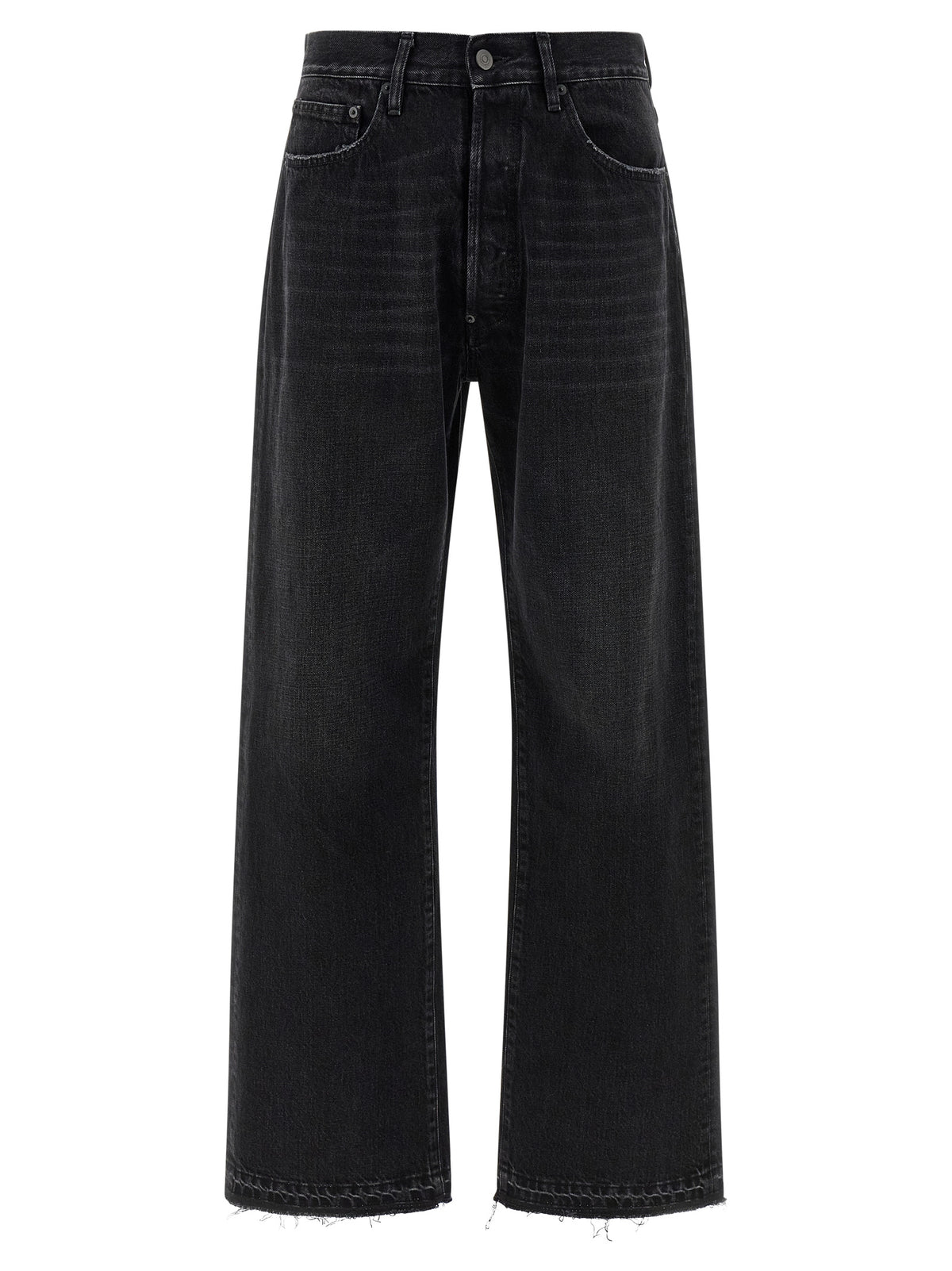 Maison Margiela Black Cotton Straight-Leg Men's Jeans