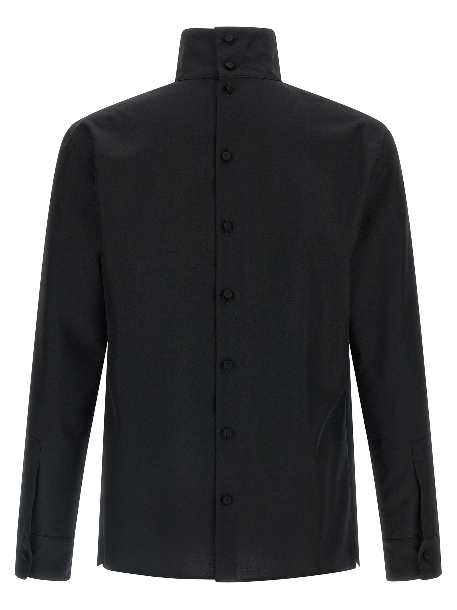 Gucci Black Polyester Men's Blouse