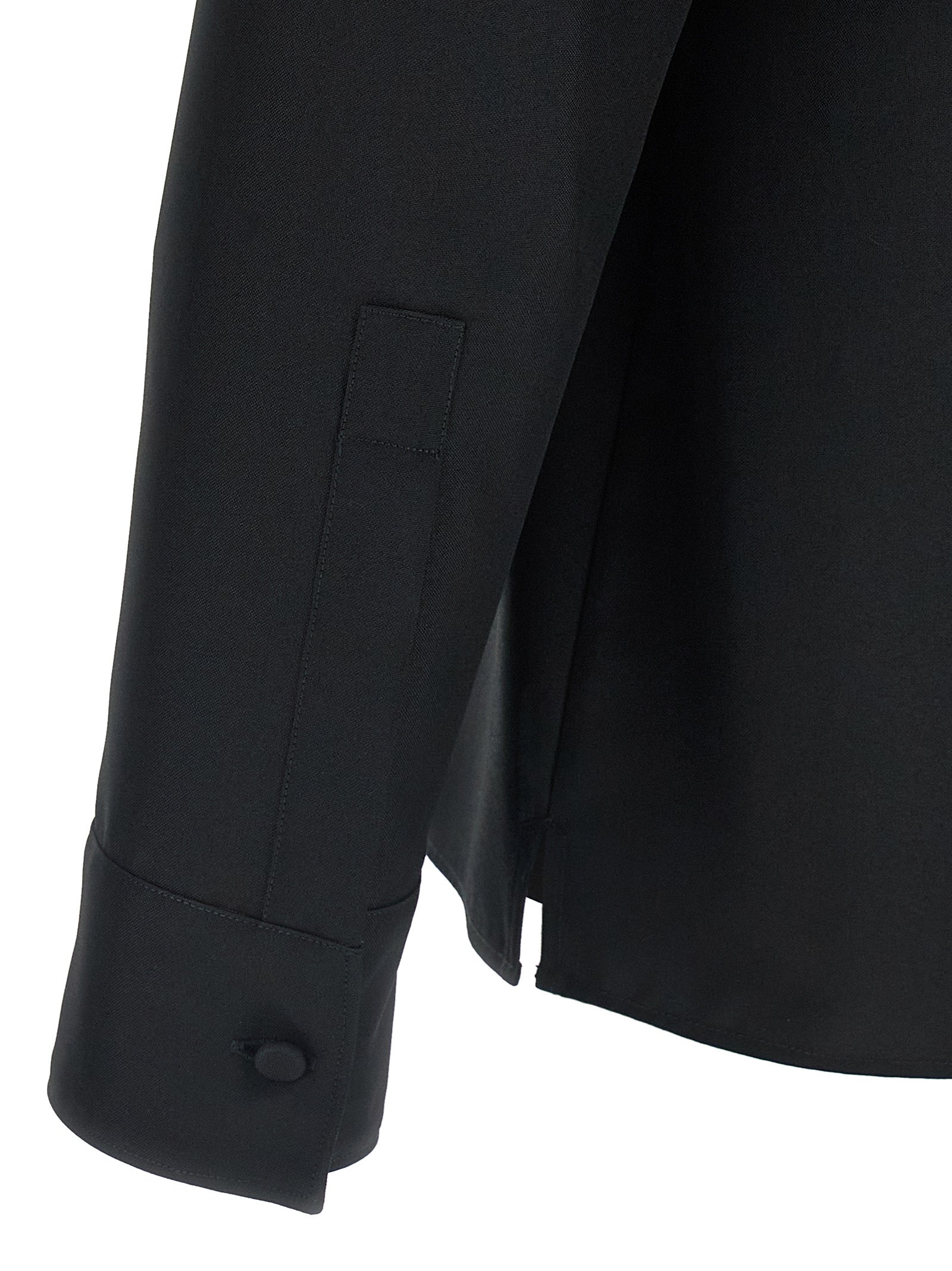 Gucci Black Polyester Men's Blouse